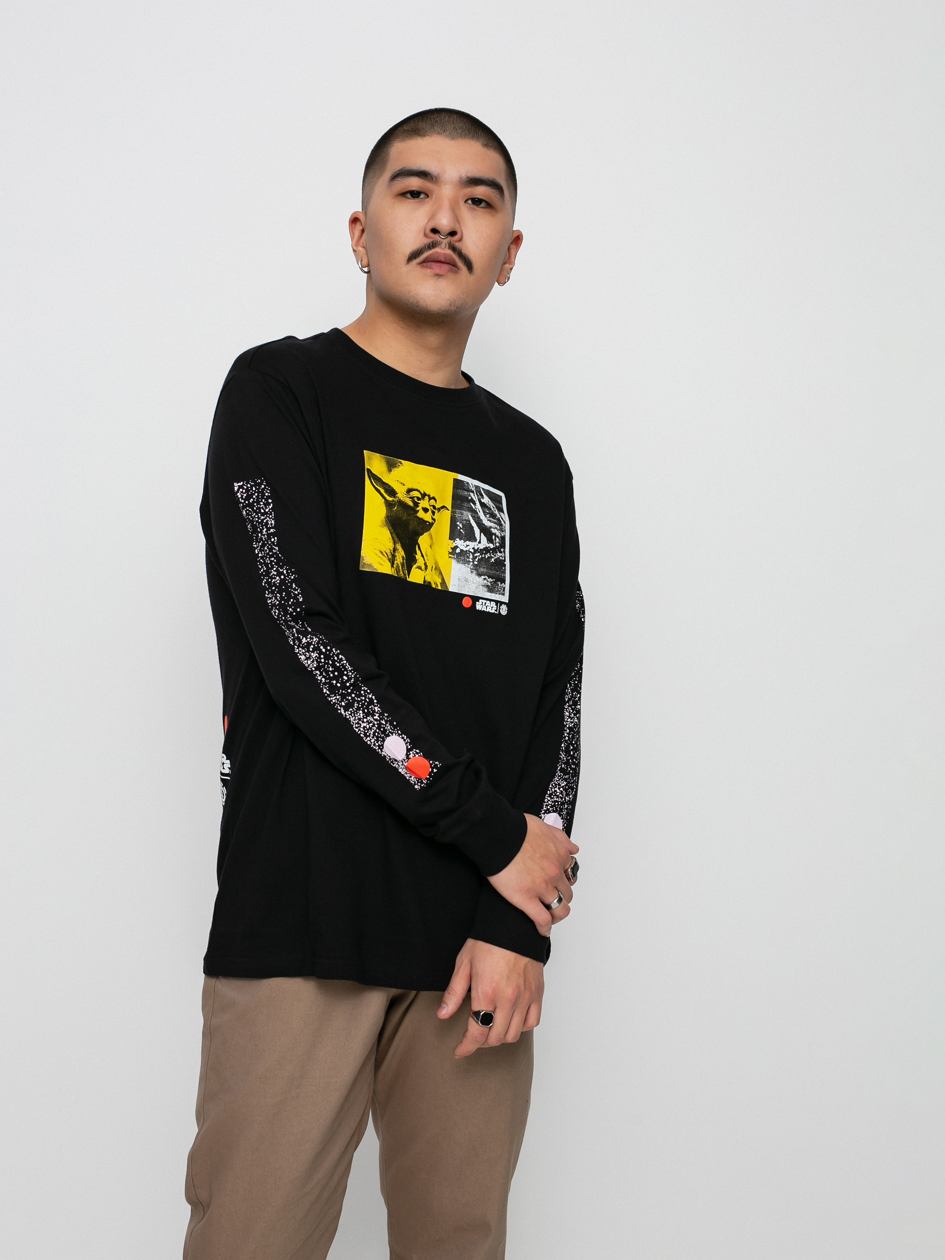 Longsleeve Element X Star Wars Yo (flint black)