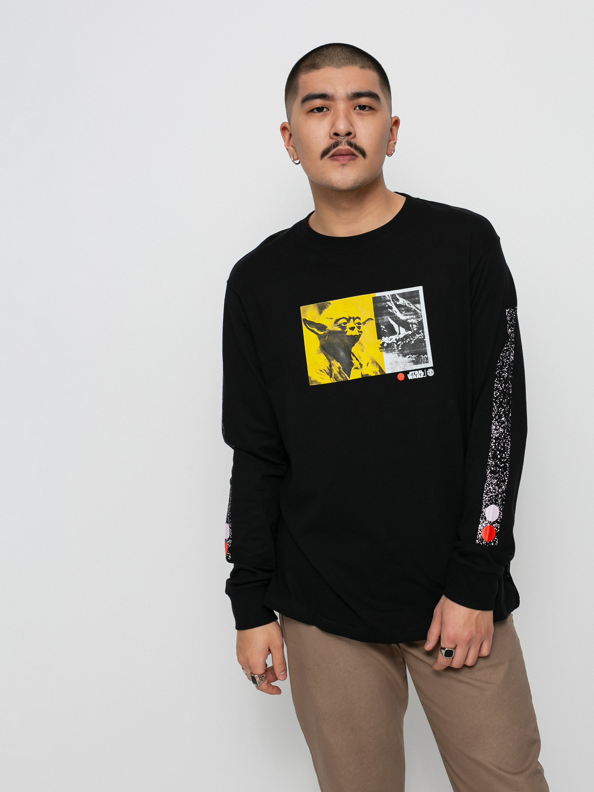 Longsleeve Element X Star Wars Yo (flint black)