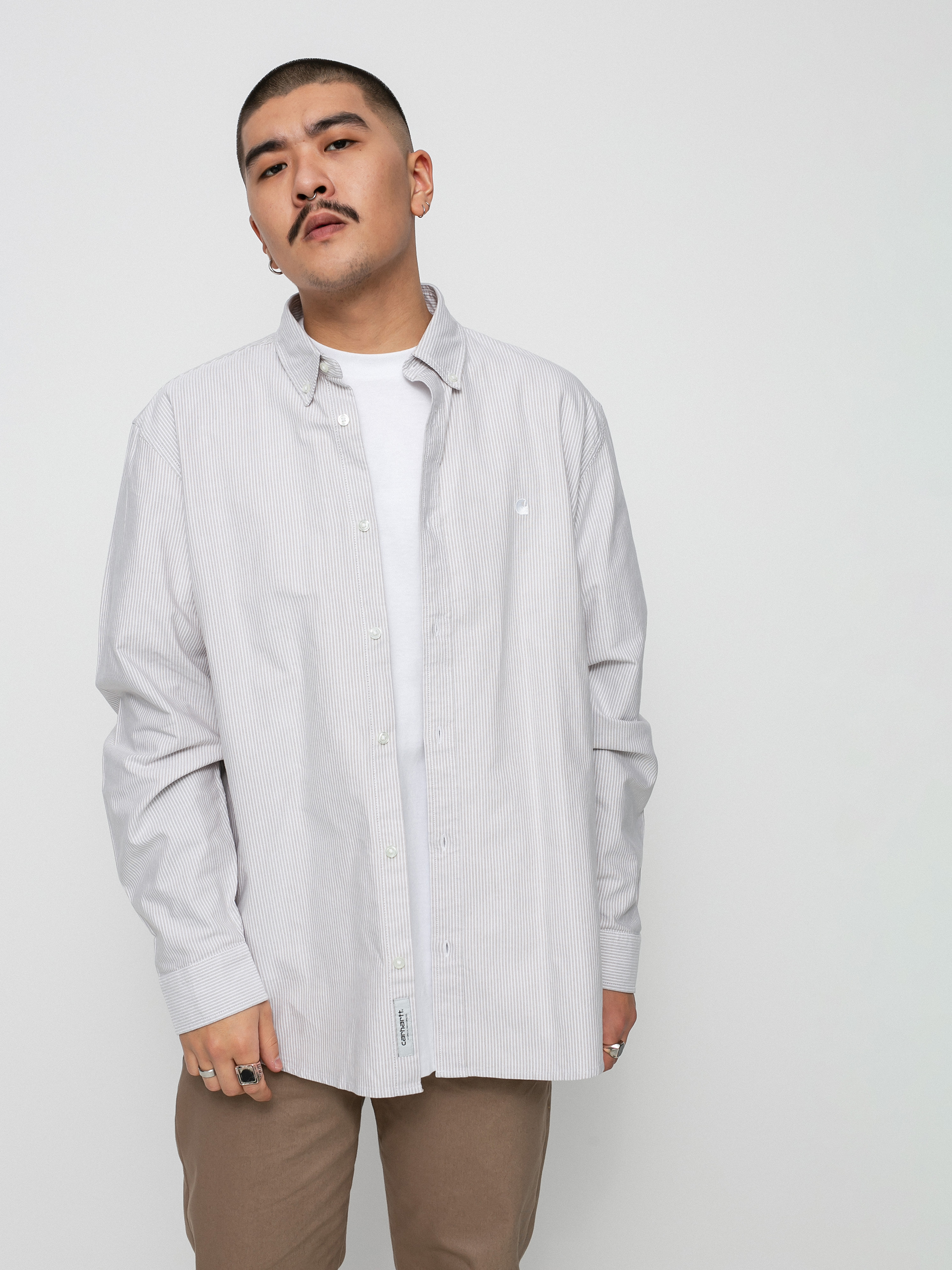 Koszula Carhartt WIP Duffield (duffield stripe/nomad/white)