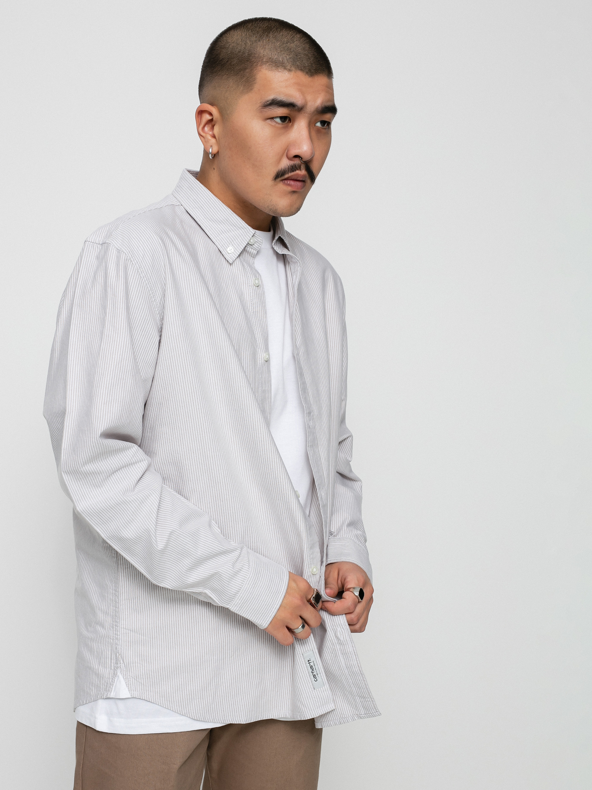 Koszula Carhartt WIP Duffield (duffield stripe/nomad/white)