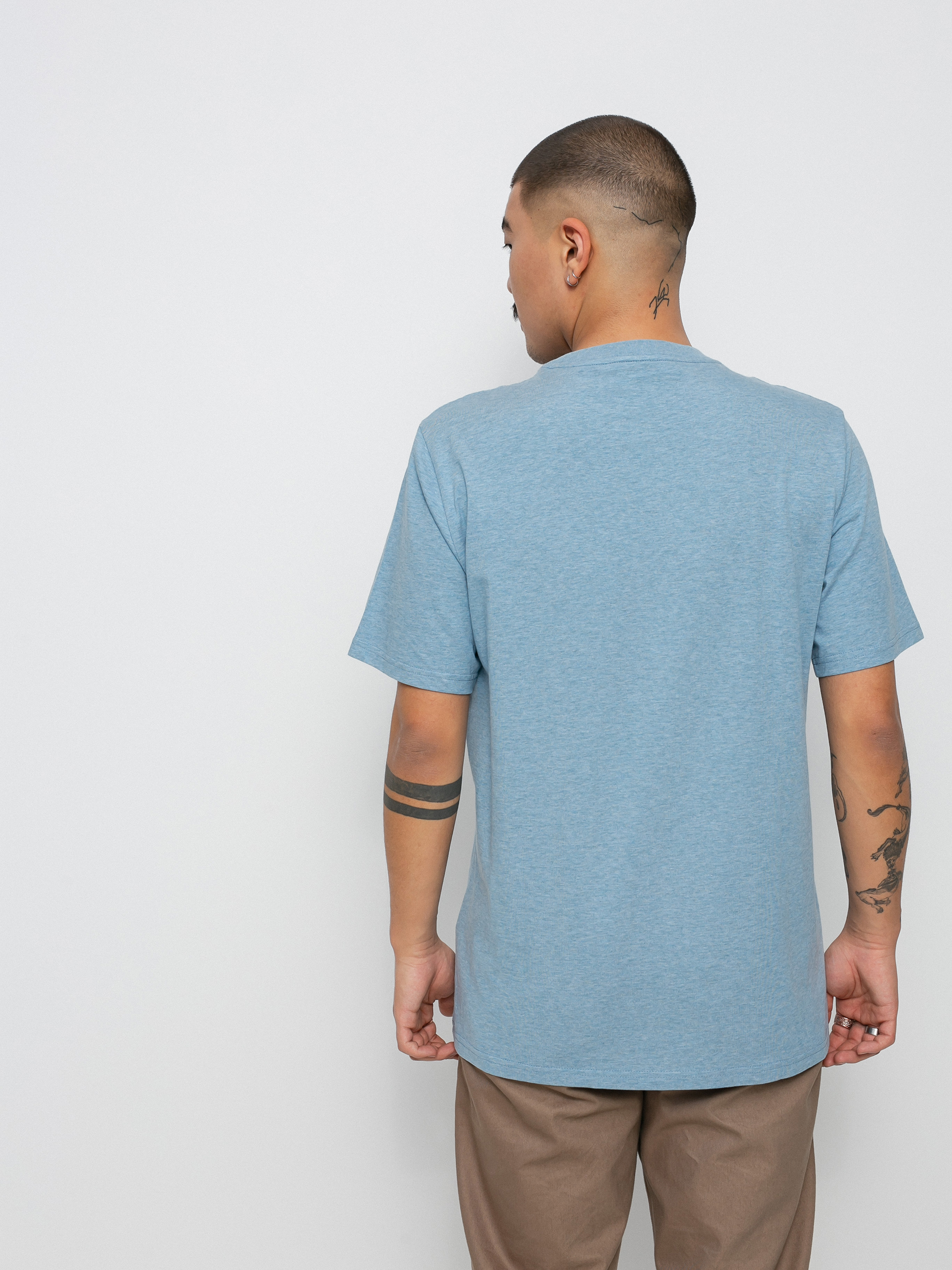 T-shirt Carhartt WIP Pocket (frosted blue heather)