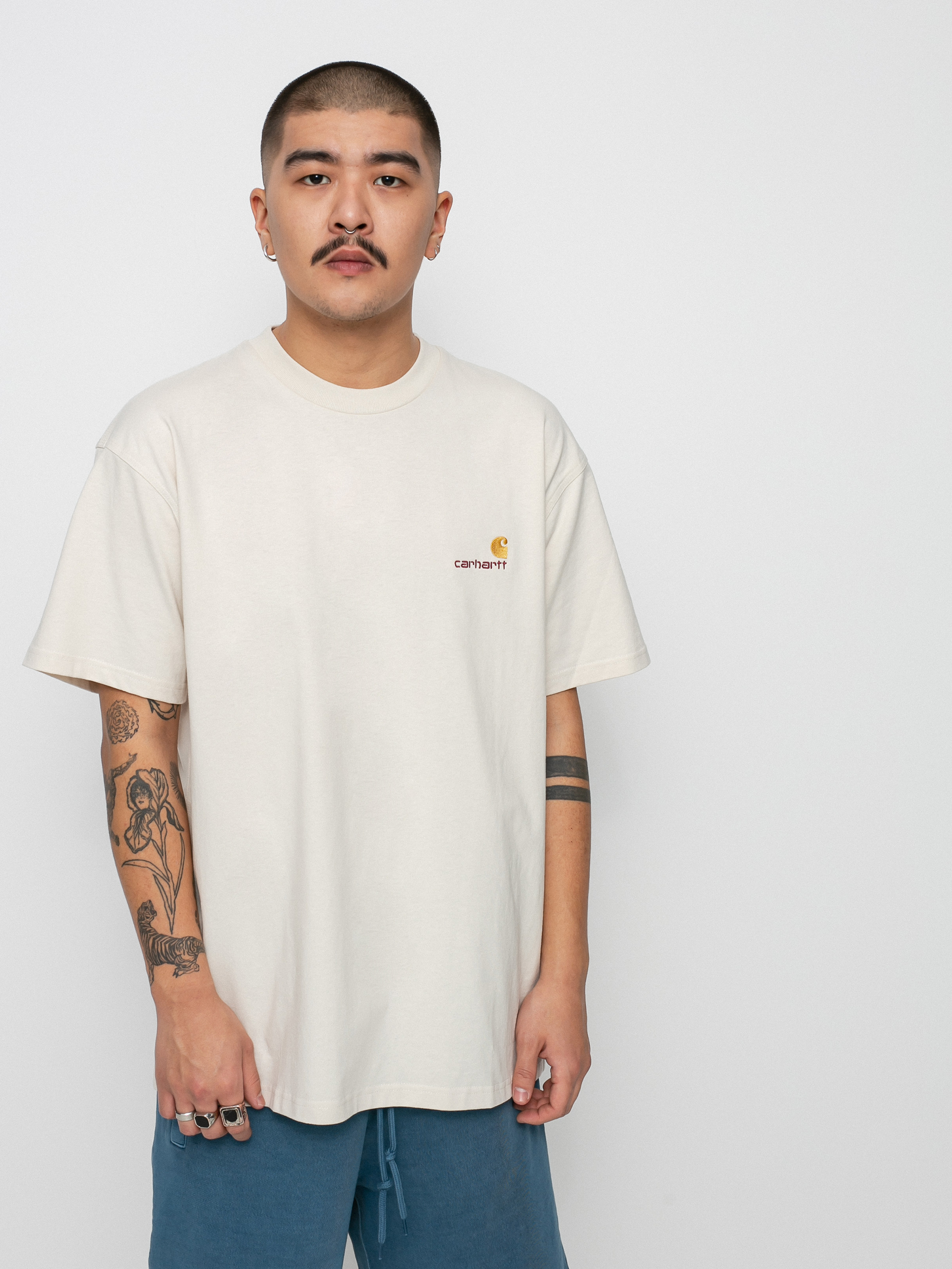 T-shirt Carhartt WIP American Script (natural)