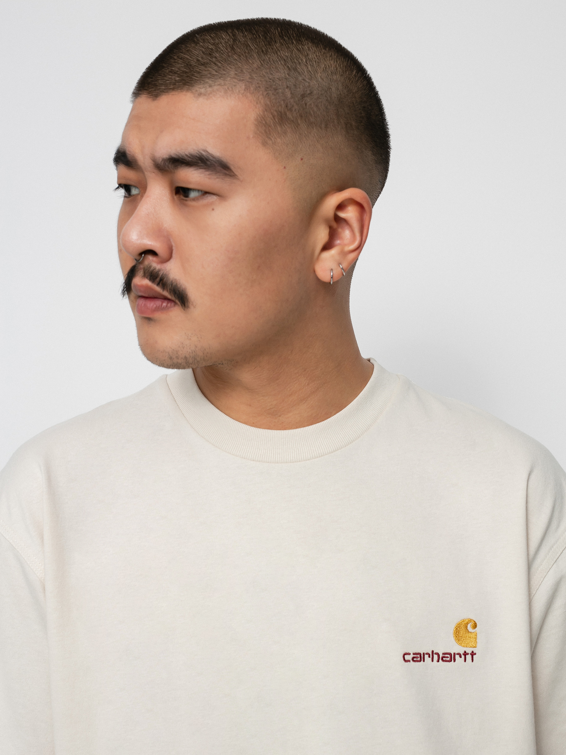 T-shirt Carhartt WIP American Script (natural)