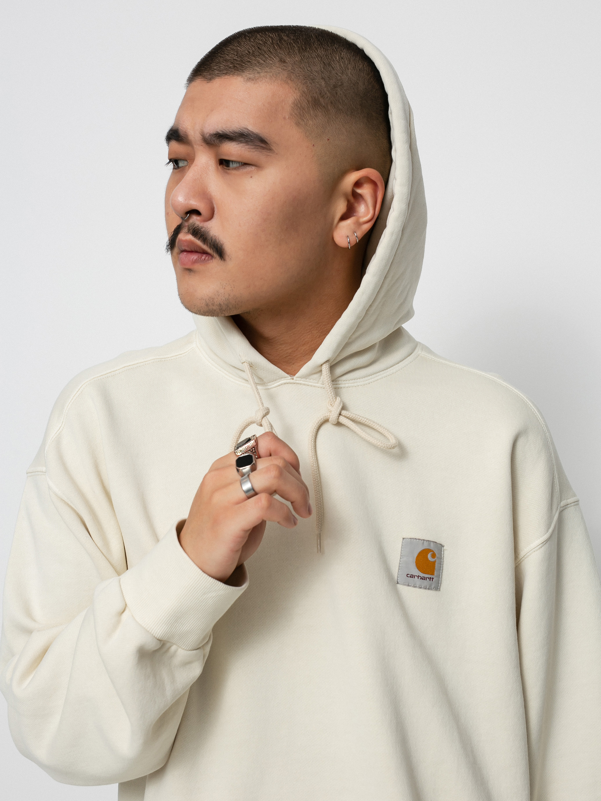 Bluza z kapturem Carhartt WIP Nelson HD (natural)