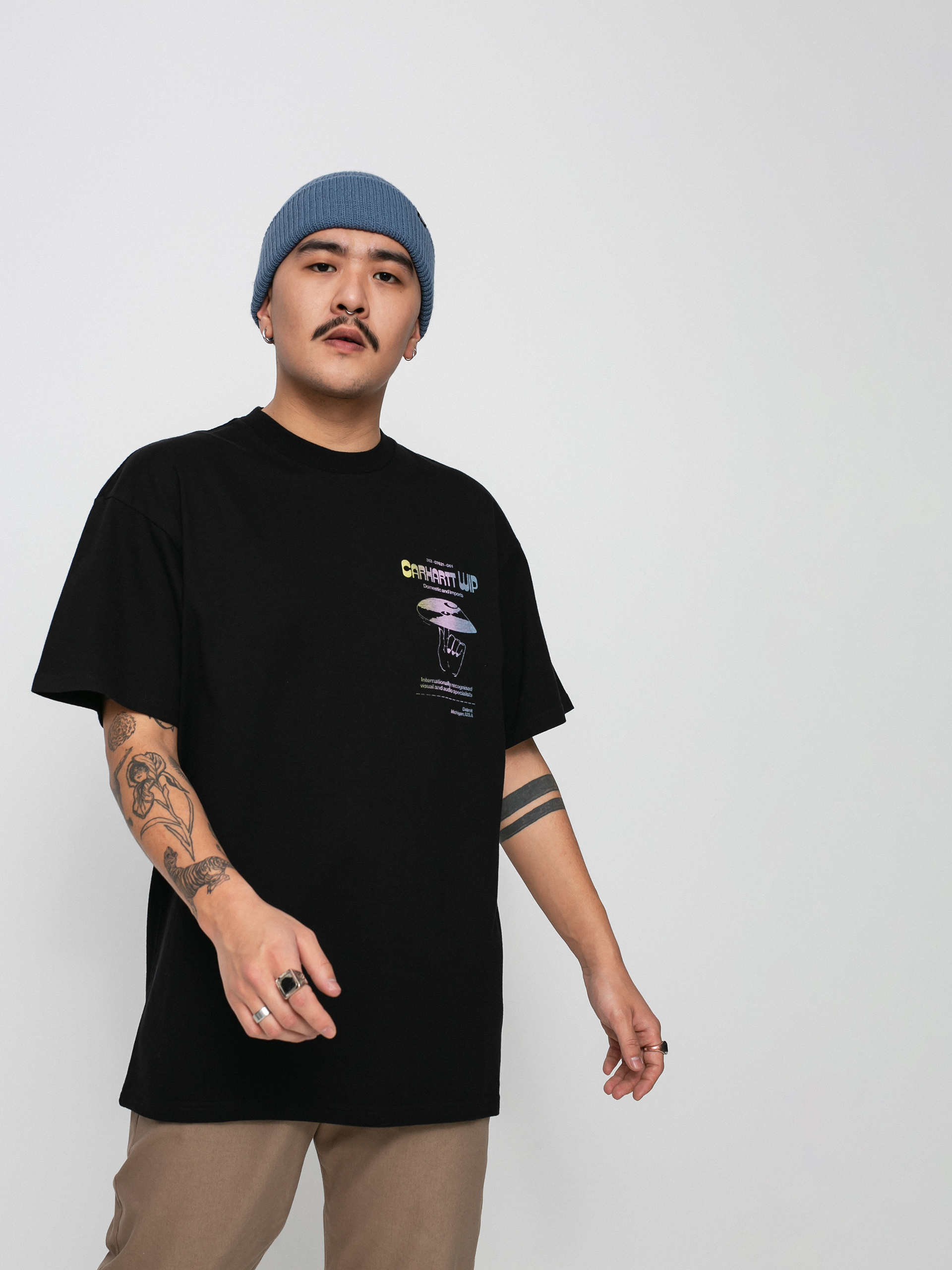 T-shirt Carhartt WIP Imports (black)
