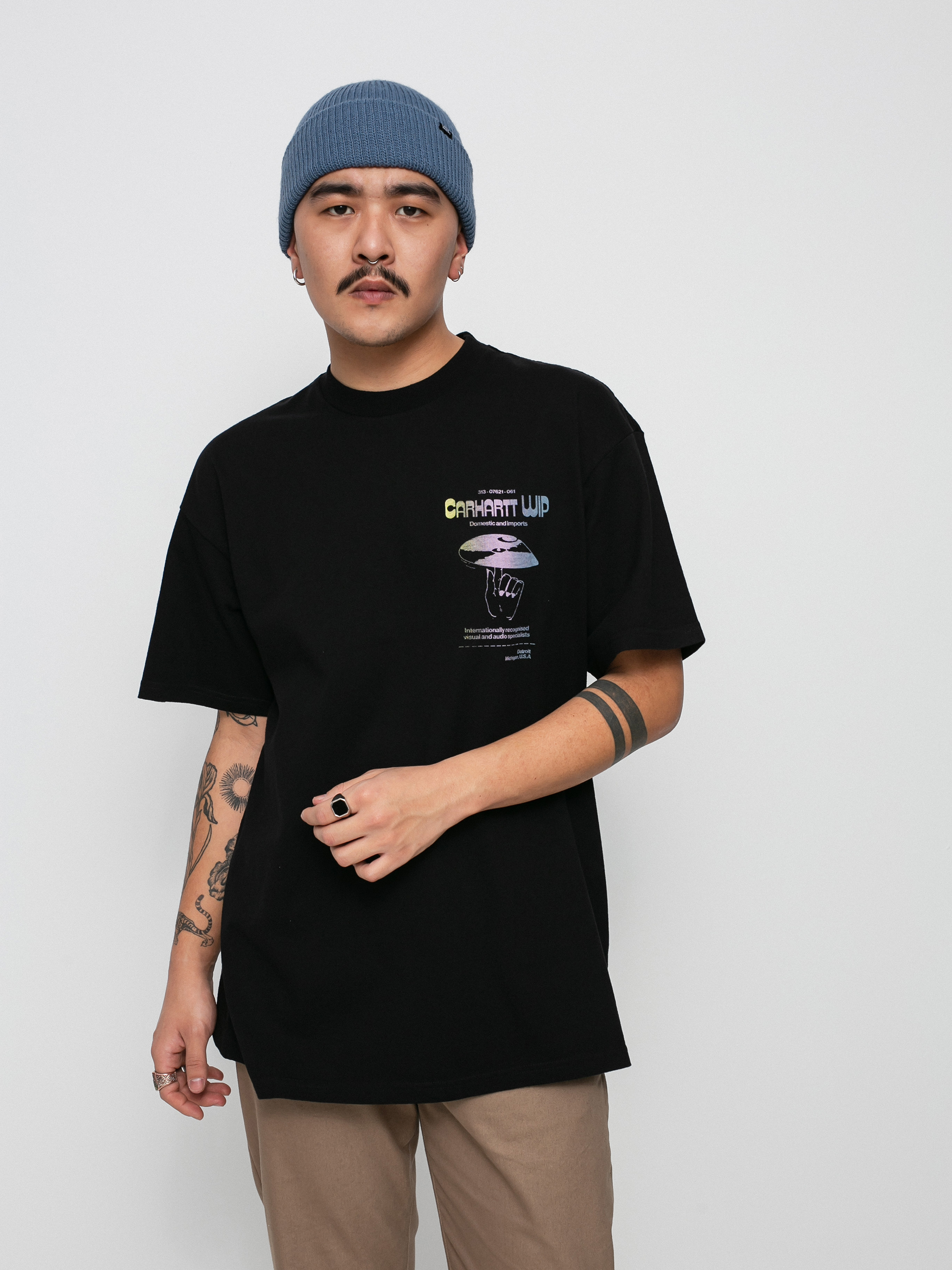 T-shirt Carhartt WIP Imports (black)