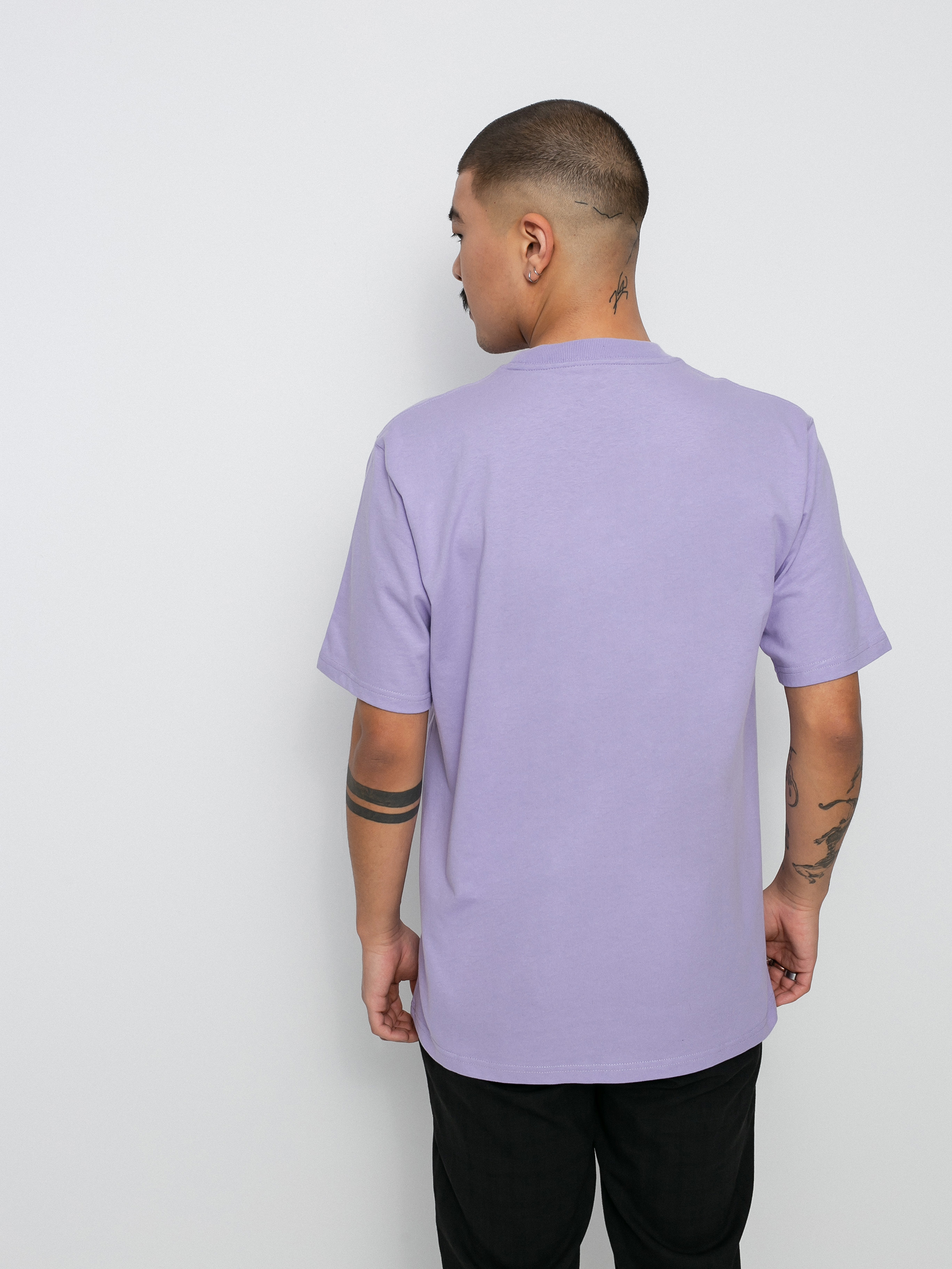 T-shirt Carhartt WIP Multi Star Script (soft lavender/mizar)