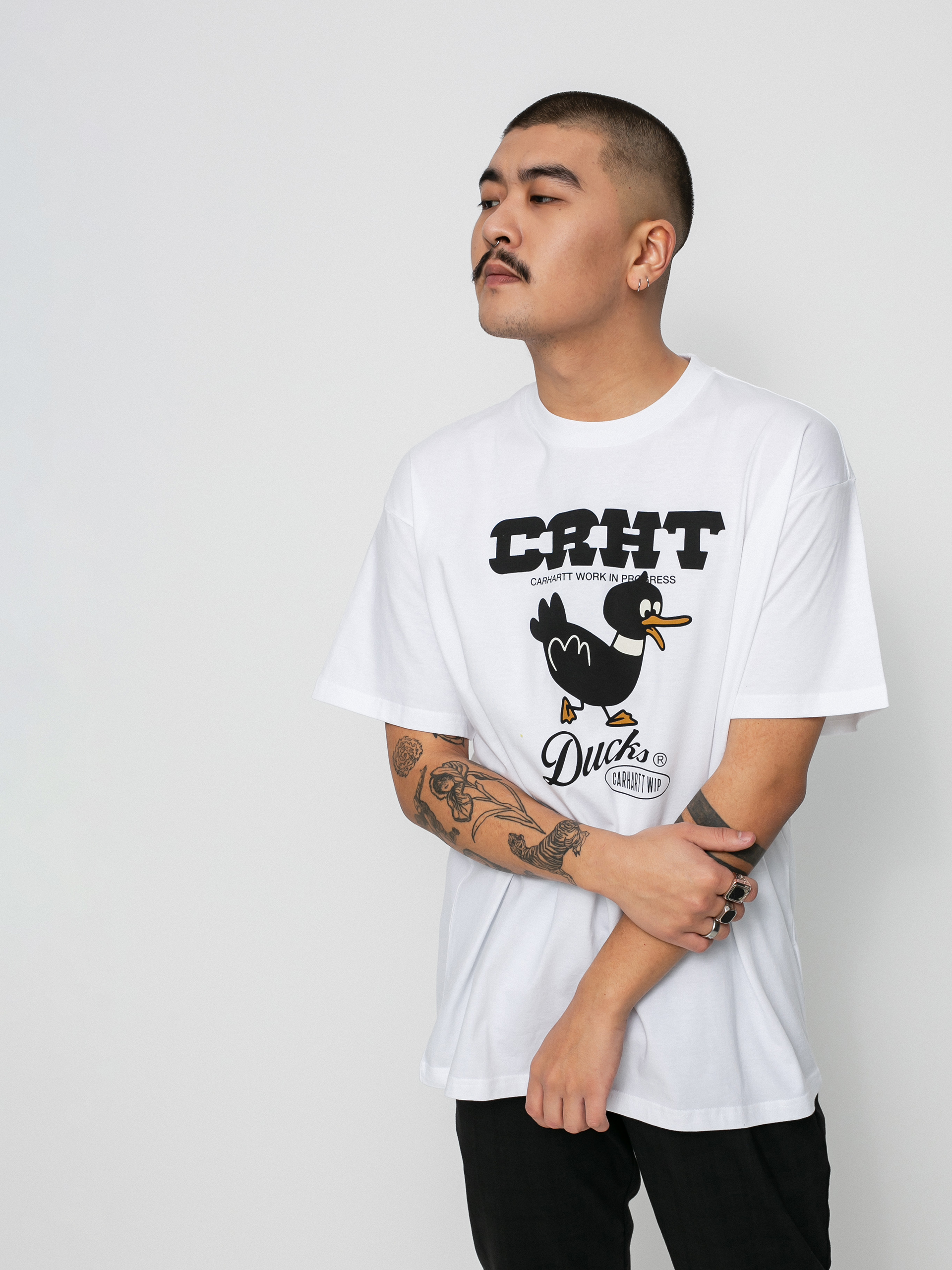 T-shirt Carhartt WIP CRHT Ducks (white)