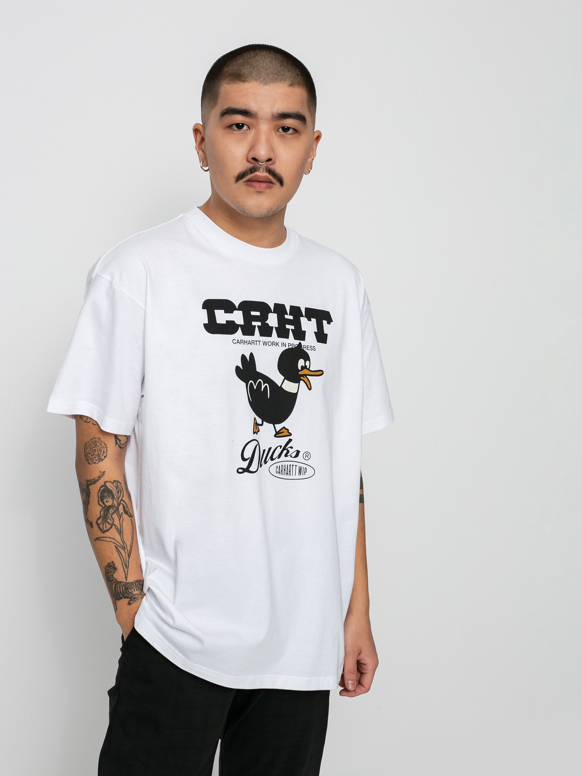 T-shirt Carhartt WIP CRHT Ducks (white)