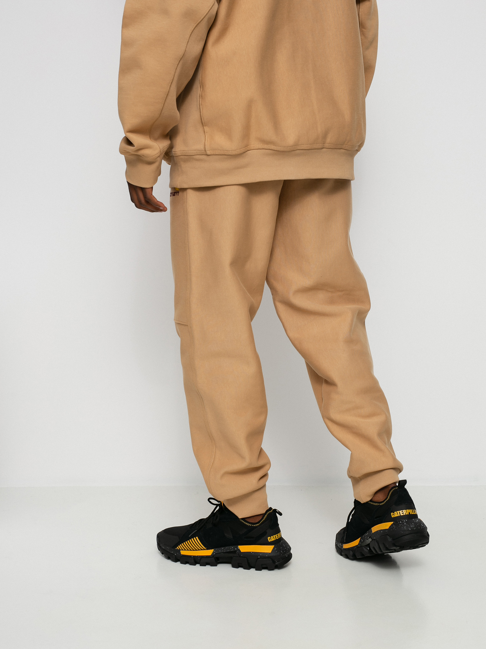 Spodnie Carhartt WIP American Script Jogging (dusty h brown)