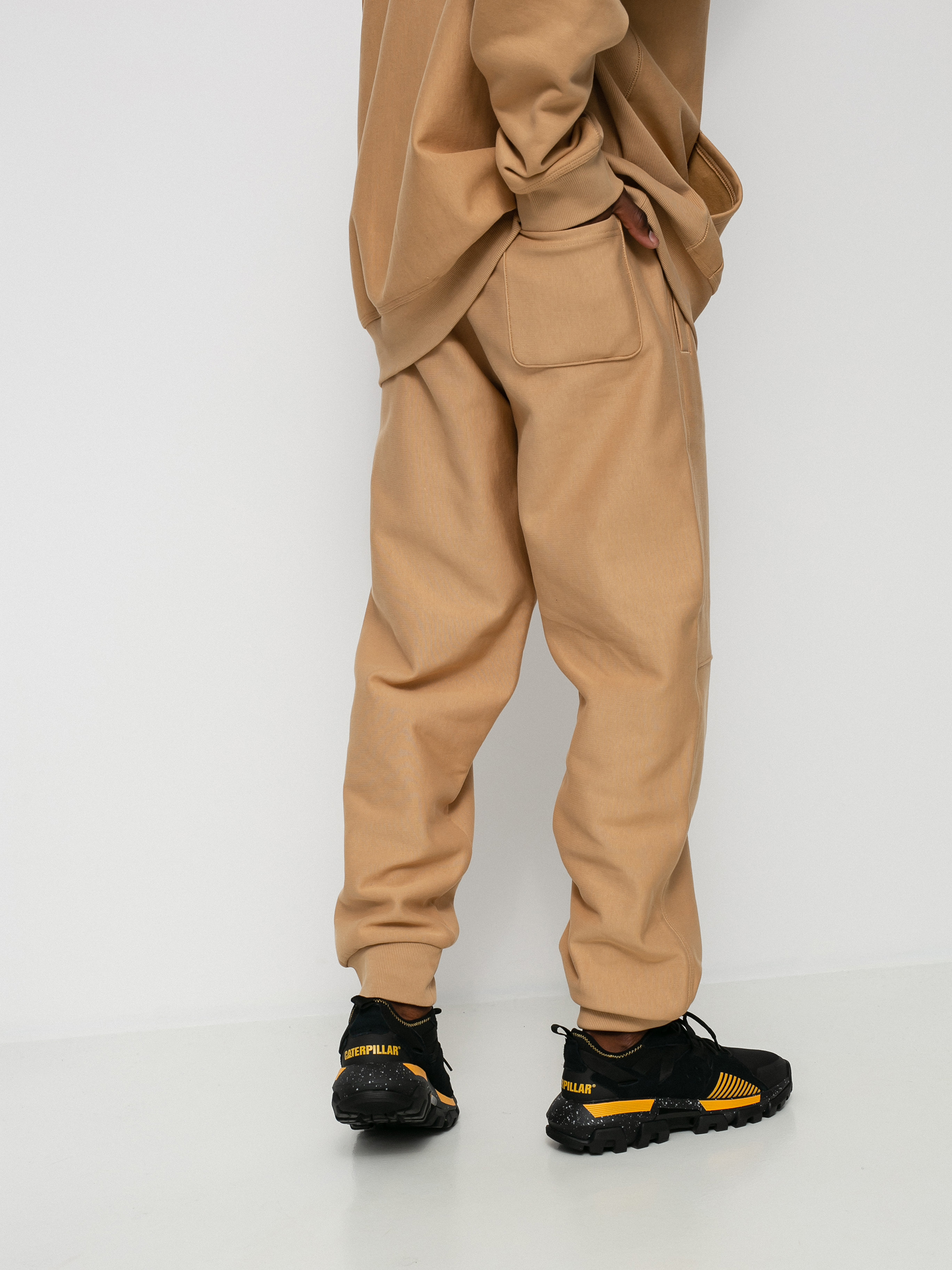 Spodnie Carhartt WIP American Script Jogging (dusty h brown)