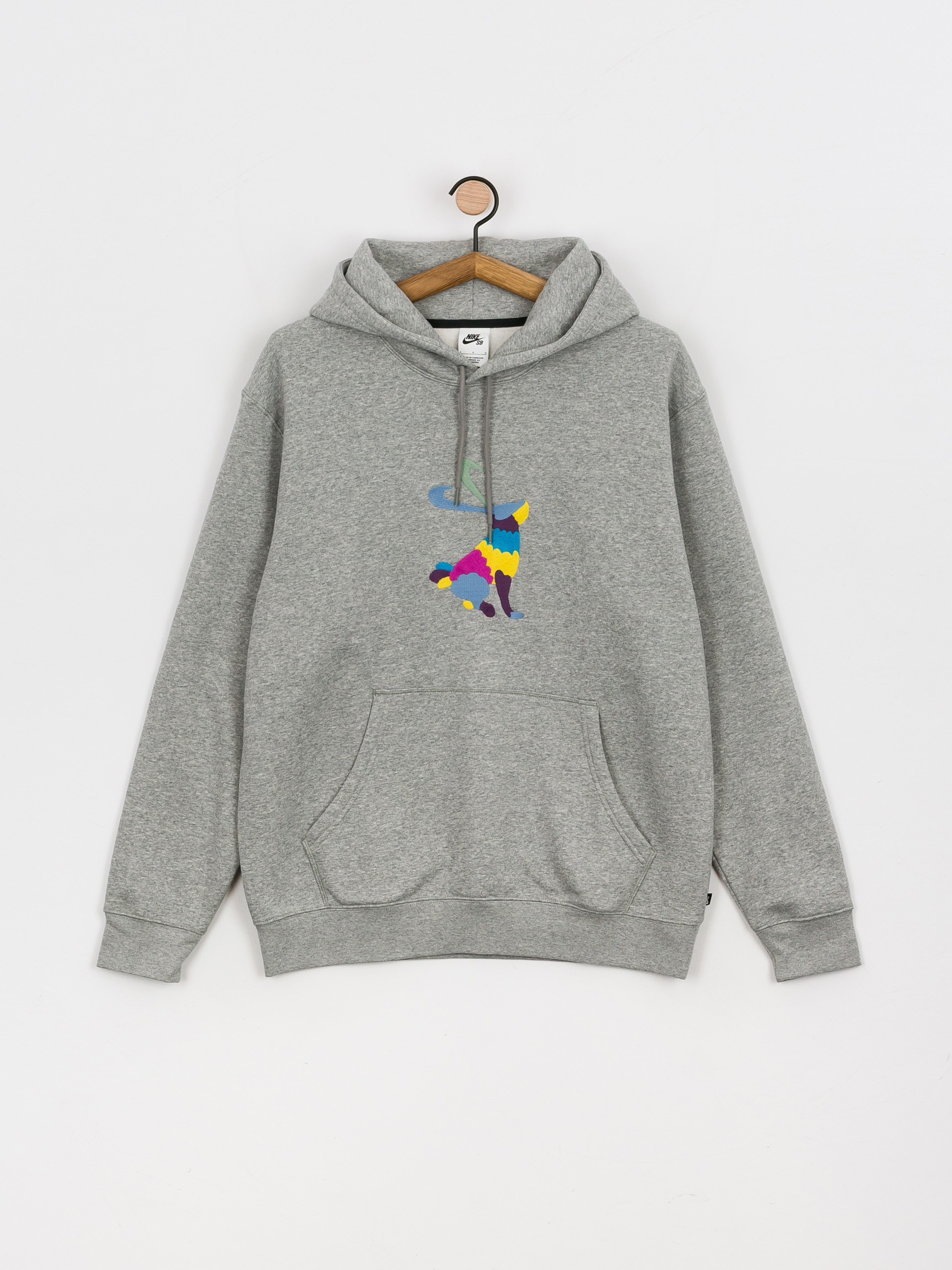 Bluza z kapturem Nike SB Stand Alone 2 HD (dk grey heather)
