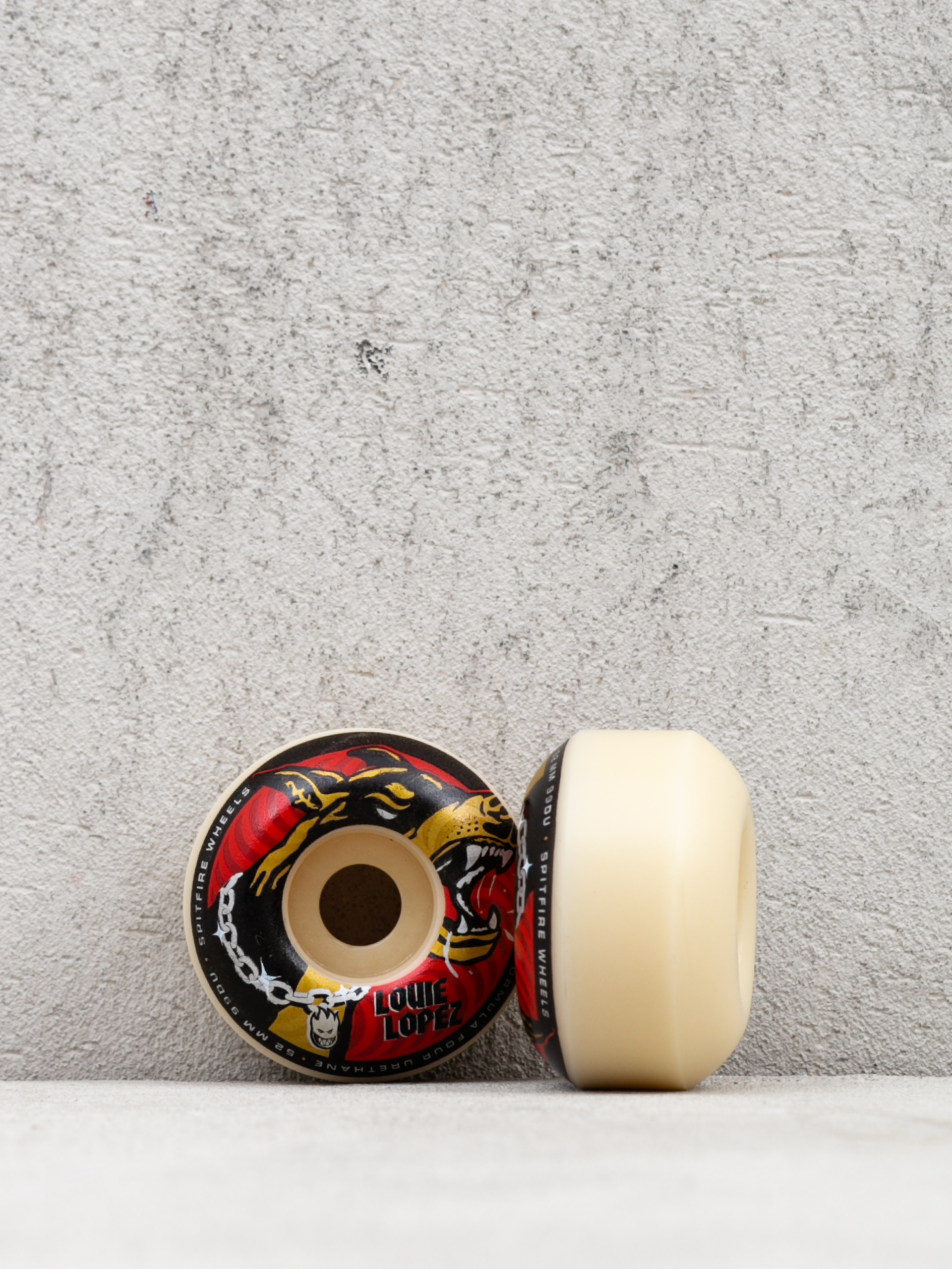 Kółka Spitfire F4 99D Louie Unchained Classic (white/red)