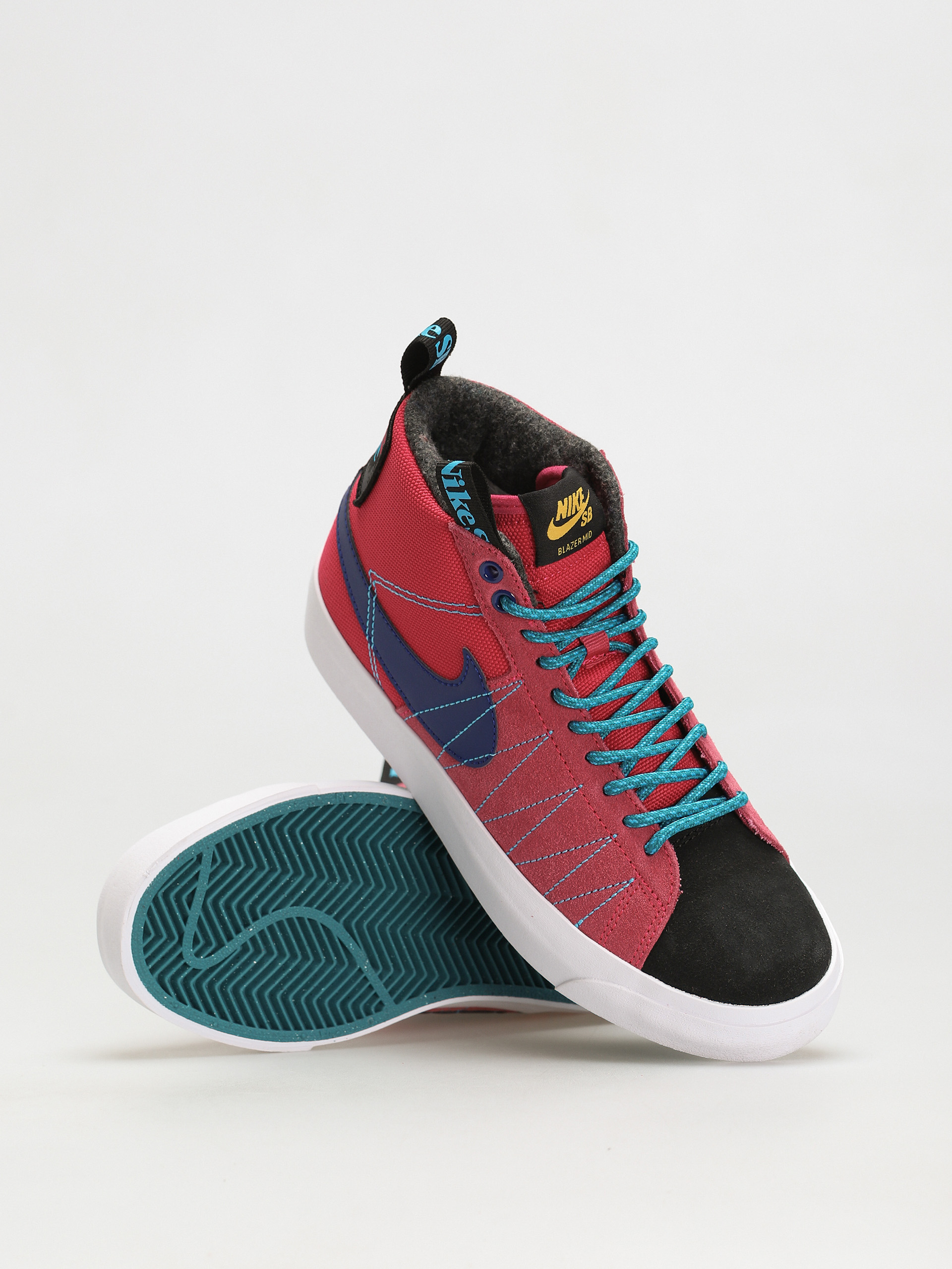Buty Nike SB Zoom Blazer Mid Premium (rush pink/deep royal blue laser blue)