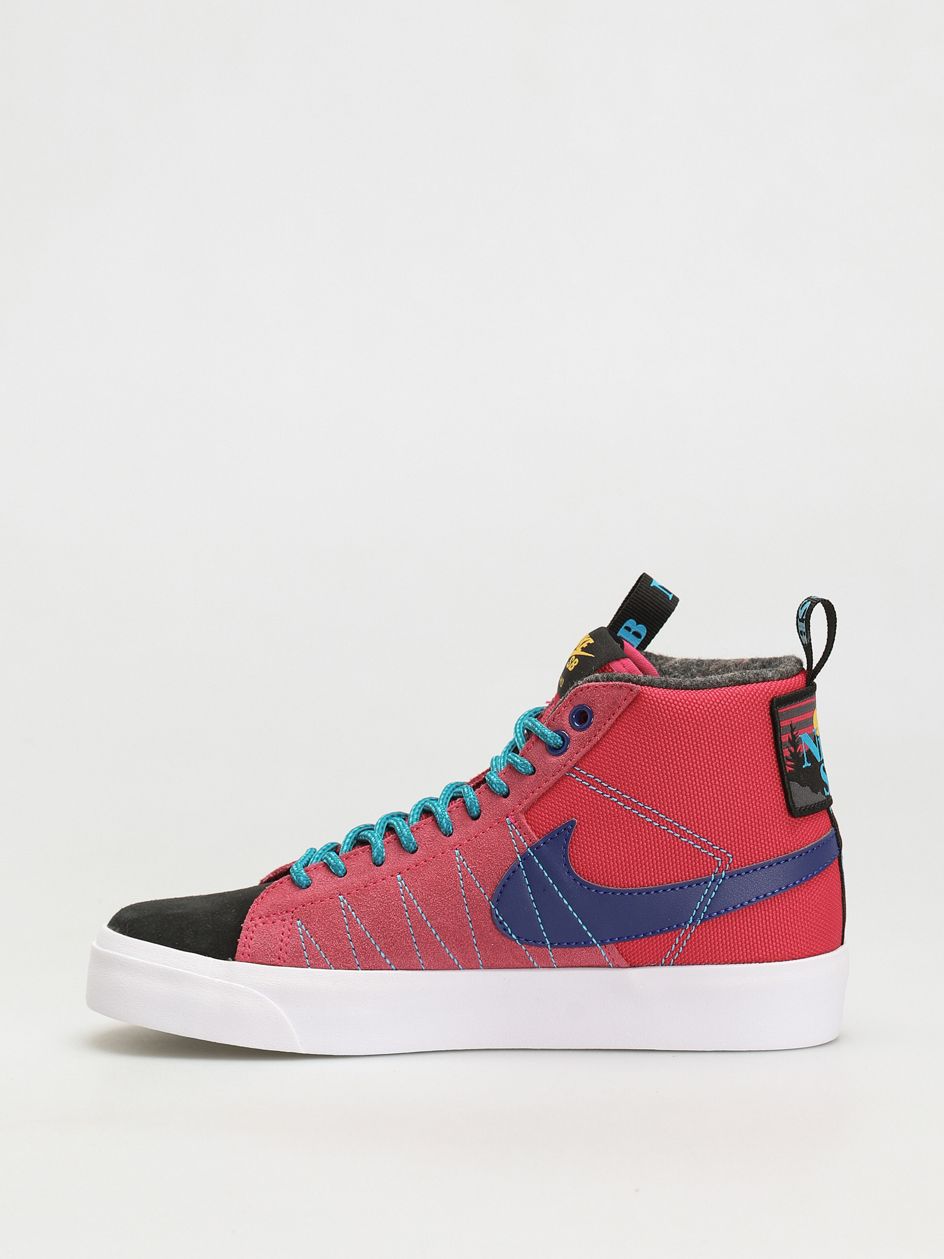 Buty Nike SB Zoom Blazer Mid Premium (rush pink/deep royal blue laser blue)