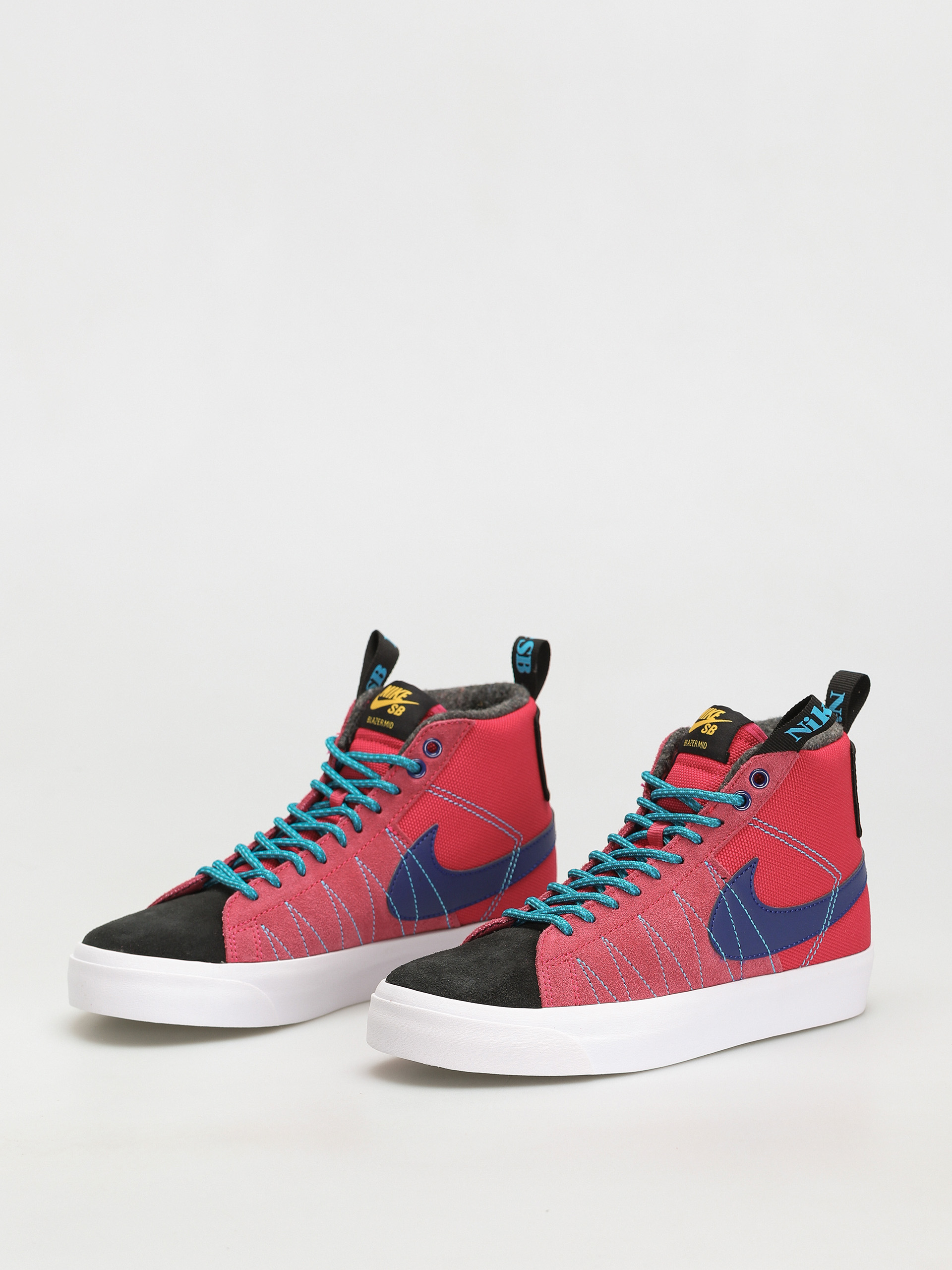 Buty Nike SB Zoom Blazer Mid Premium (rush pink/deep royal blue laser blue)