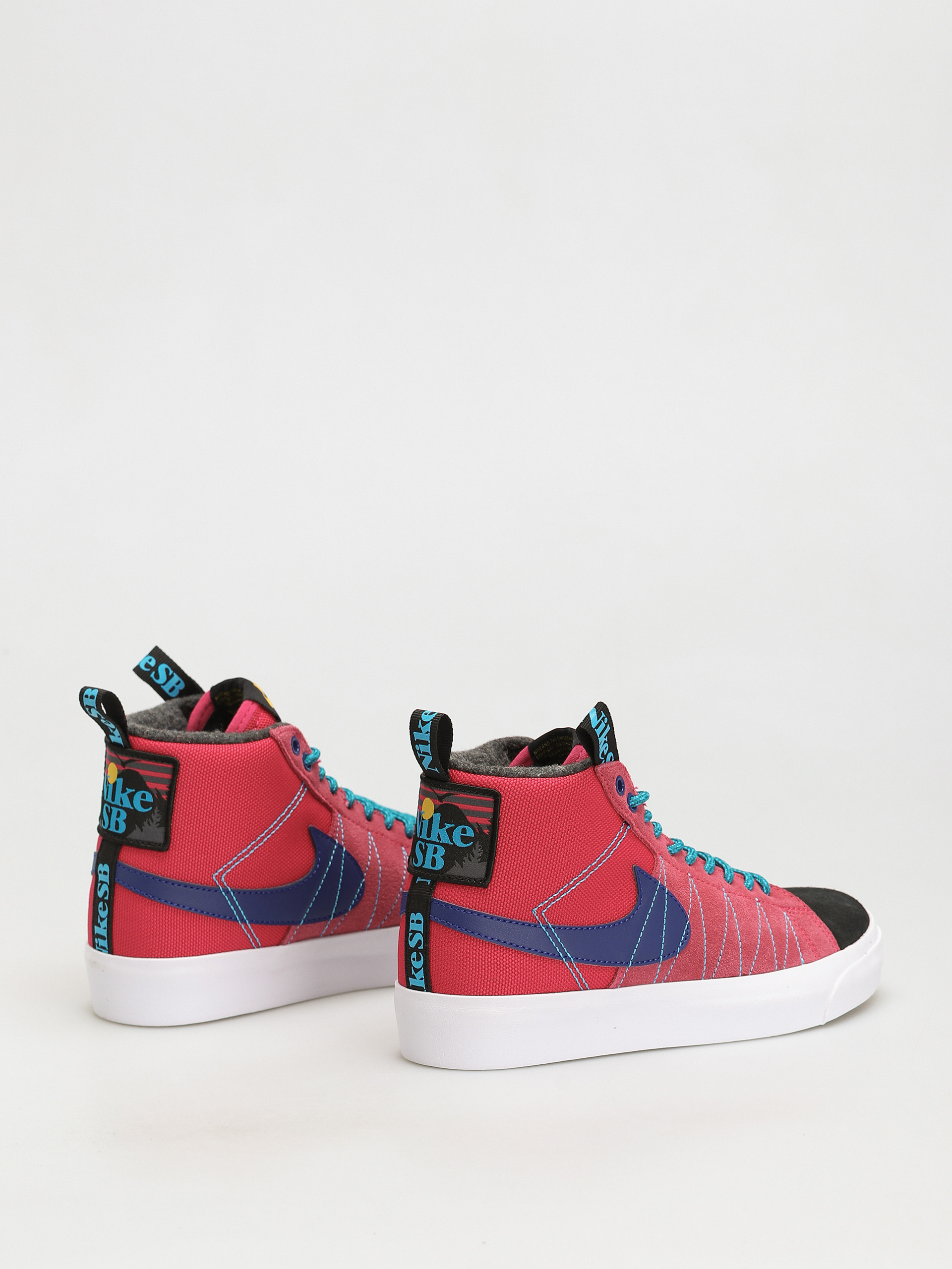 Buty Nike SB Zoom Blazer Mid Premium (rush pink/deep royal blue laser blue)