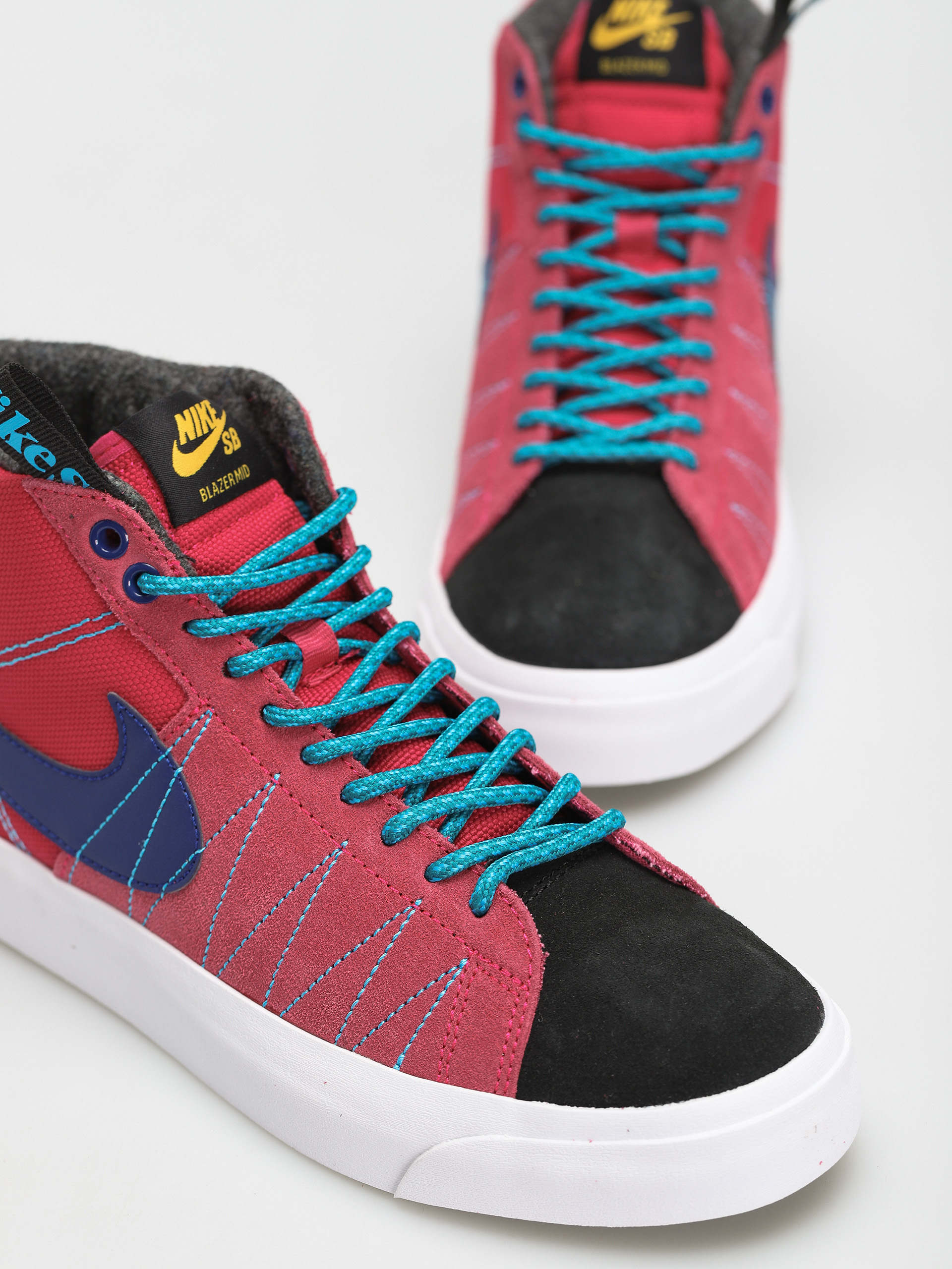 Buty Nike SB Zoom Blazer Mid Premium (rush pink/deep royal blue laser blue)