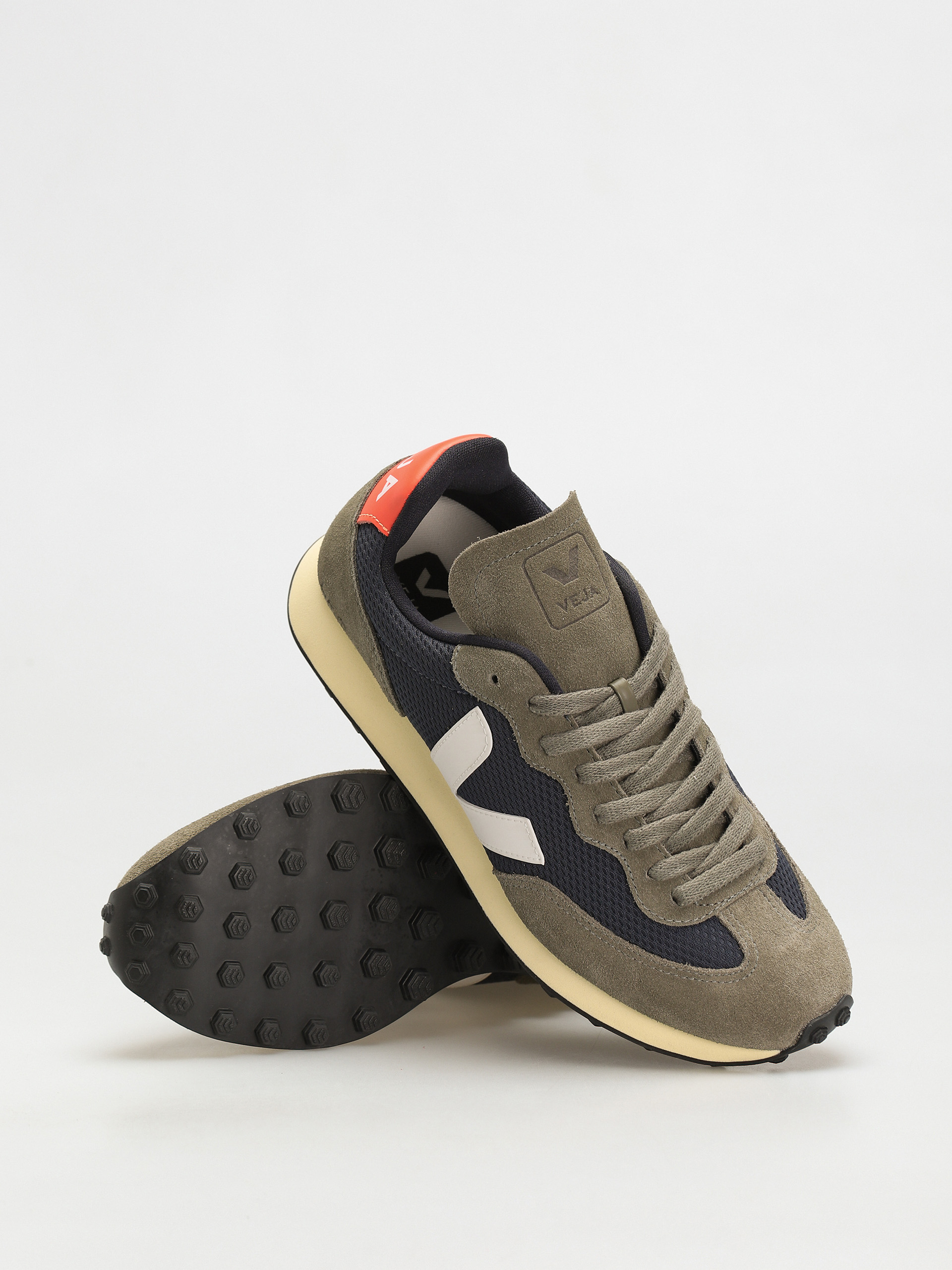 Buty Veja Rio Branco (nautico white orange fluo)