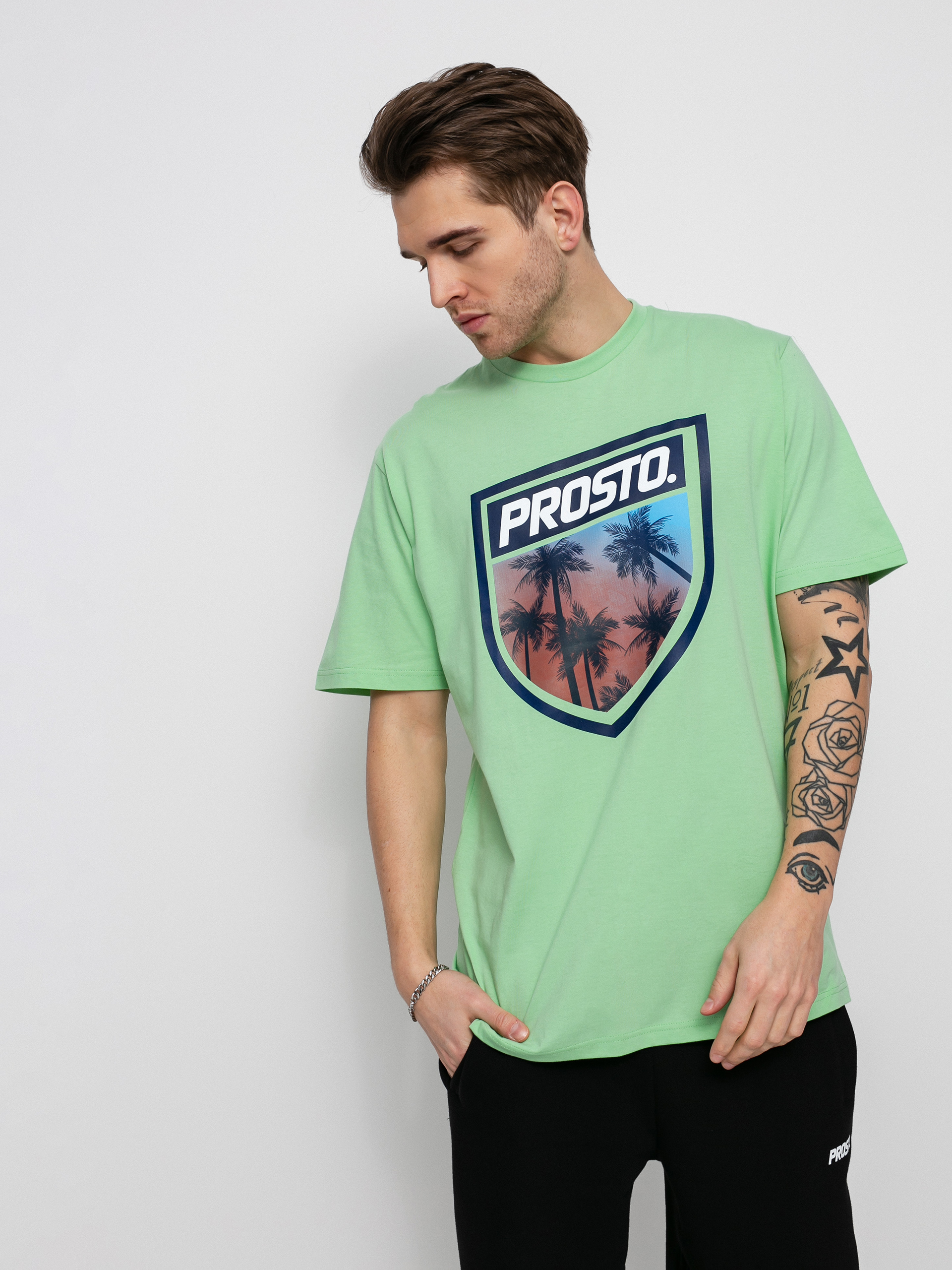 T-shirt Prosto Lagun (light green)
