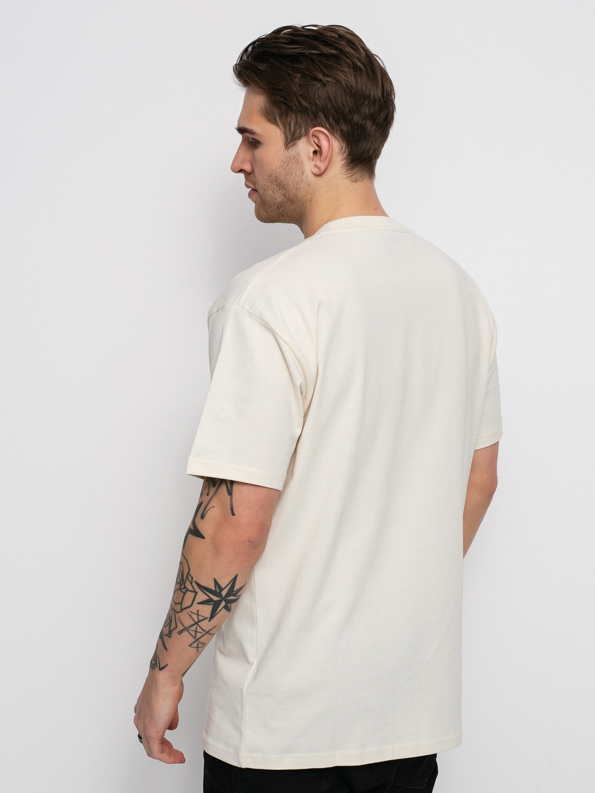 T-shirt Vans Woven Patch Pocket (antique white)
