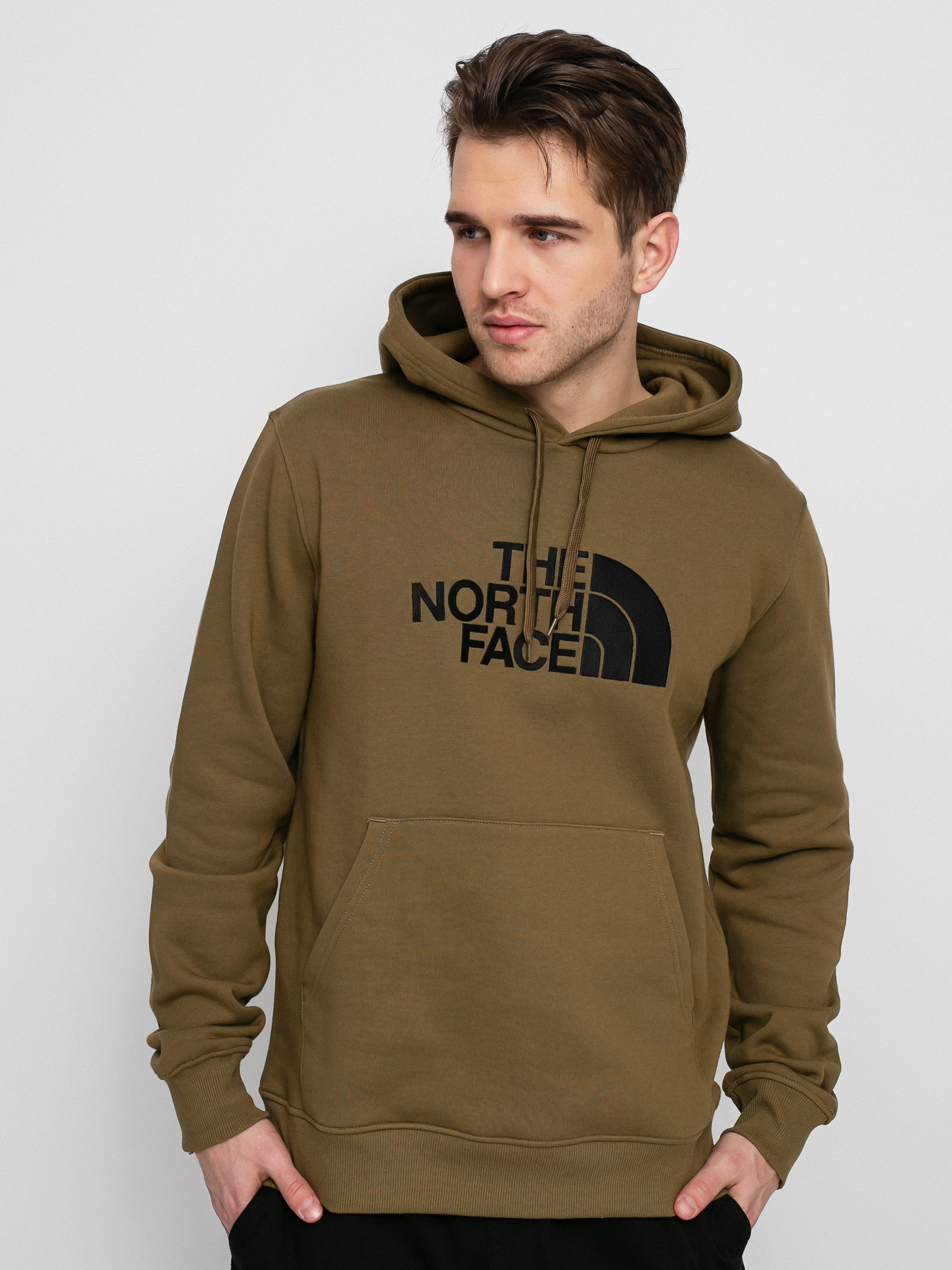 Bluza z kapturem The North Face Drew Peak HD (military olive)