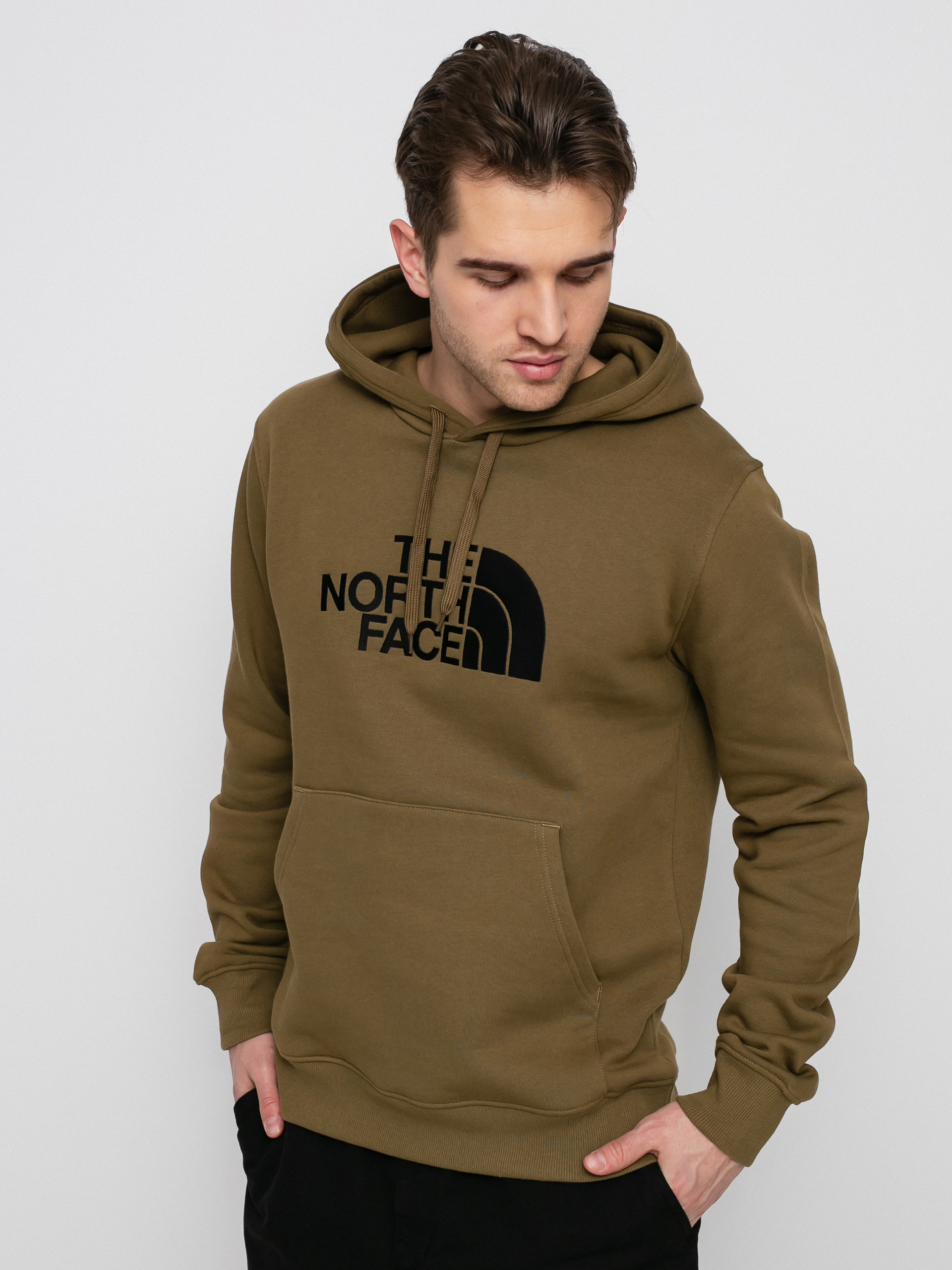 Bluza z kapturem The North Face Drew Peak HD (military olive)