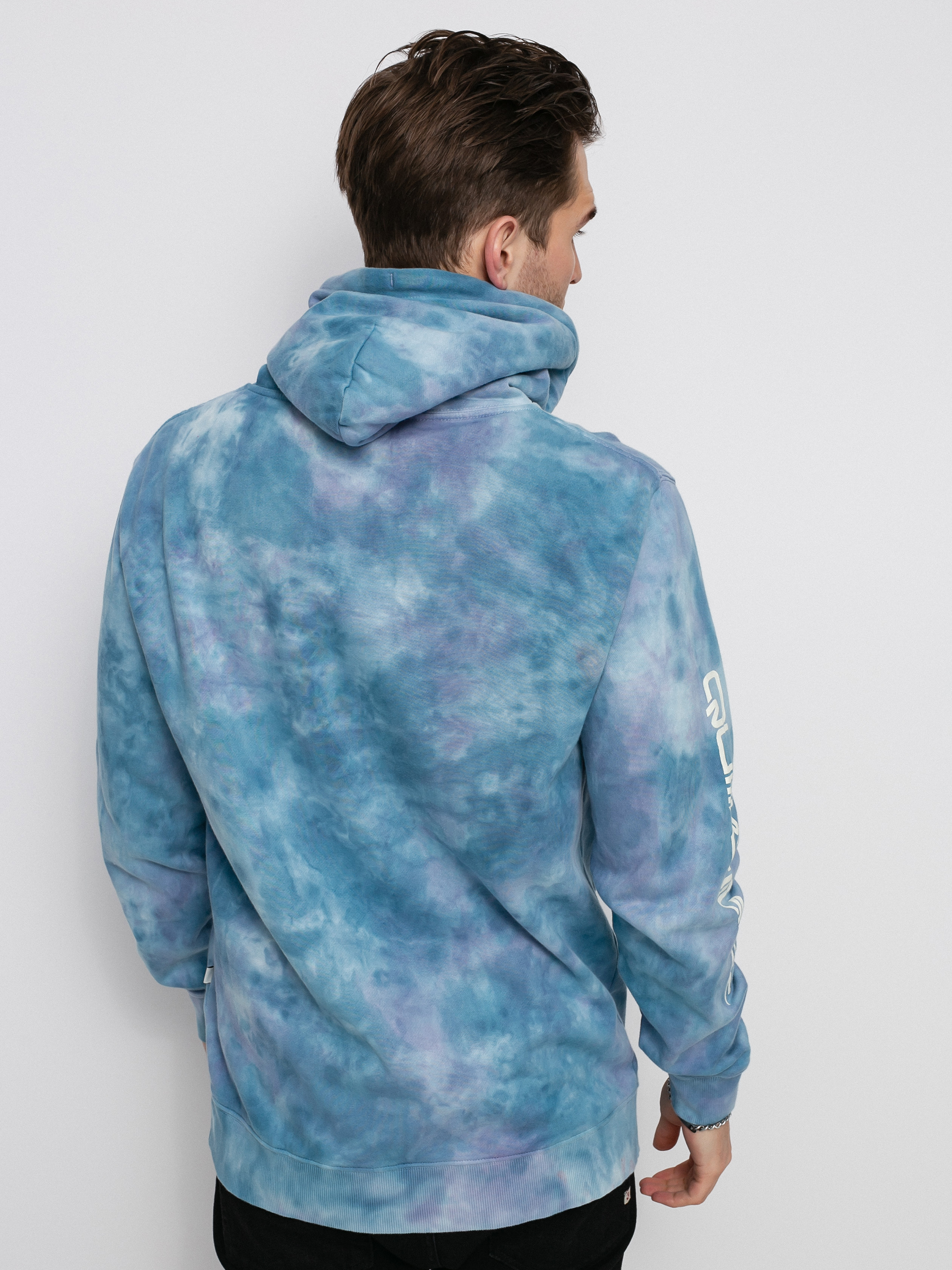Bluza z kapturem Quiksilver Natural Cloudy HD (airy blue cloudy tie dye)