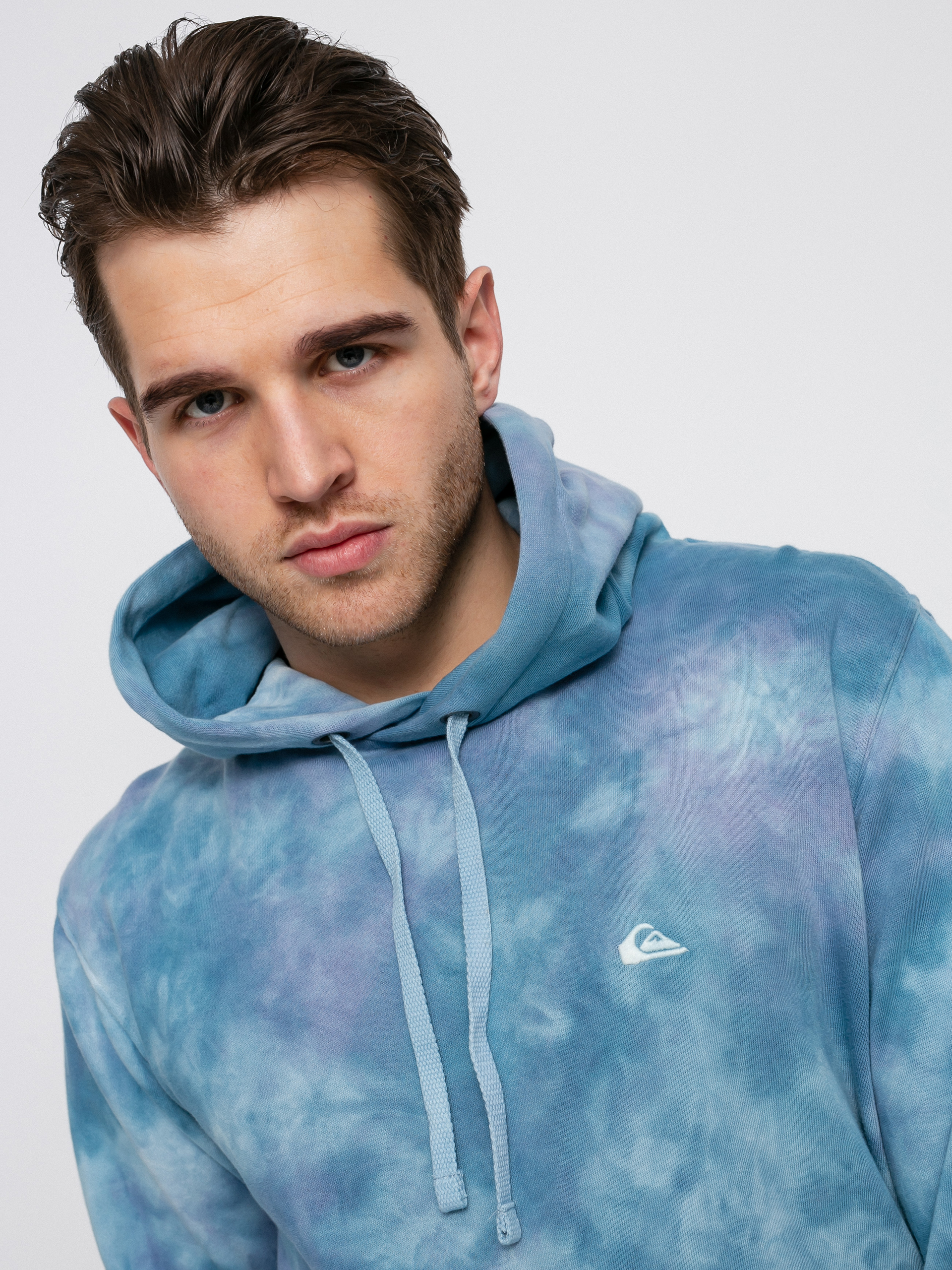 Bluza z kapturem Quiksilver Natural Cloudy HD (airy blue cloudy tie dye)