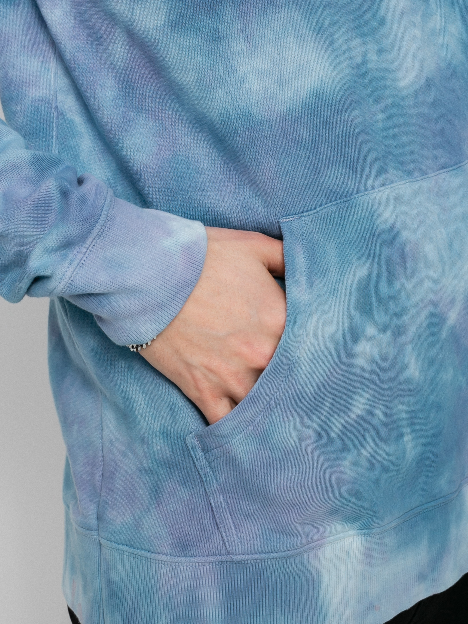 Bluza z kapturem Quiksilver Natural Cloudy HD (airy blue cloudy tie dye)