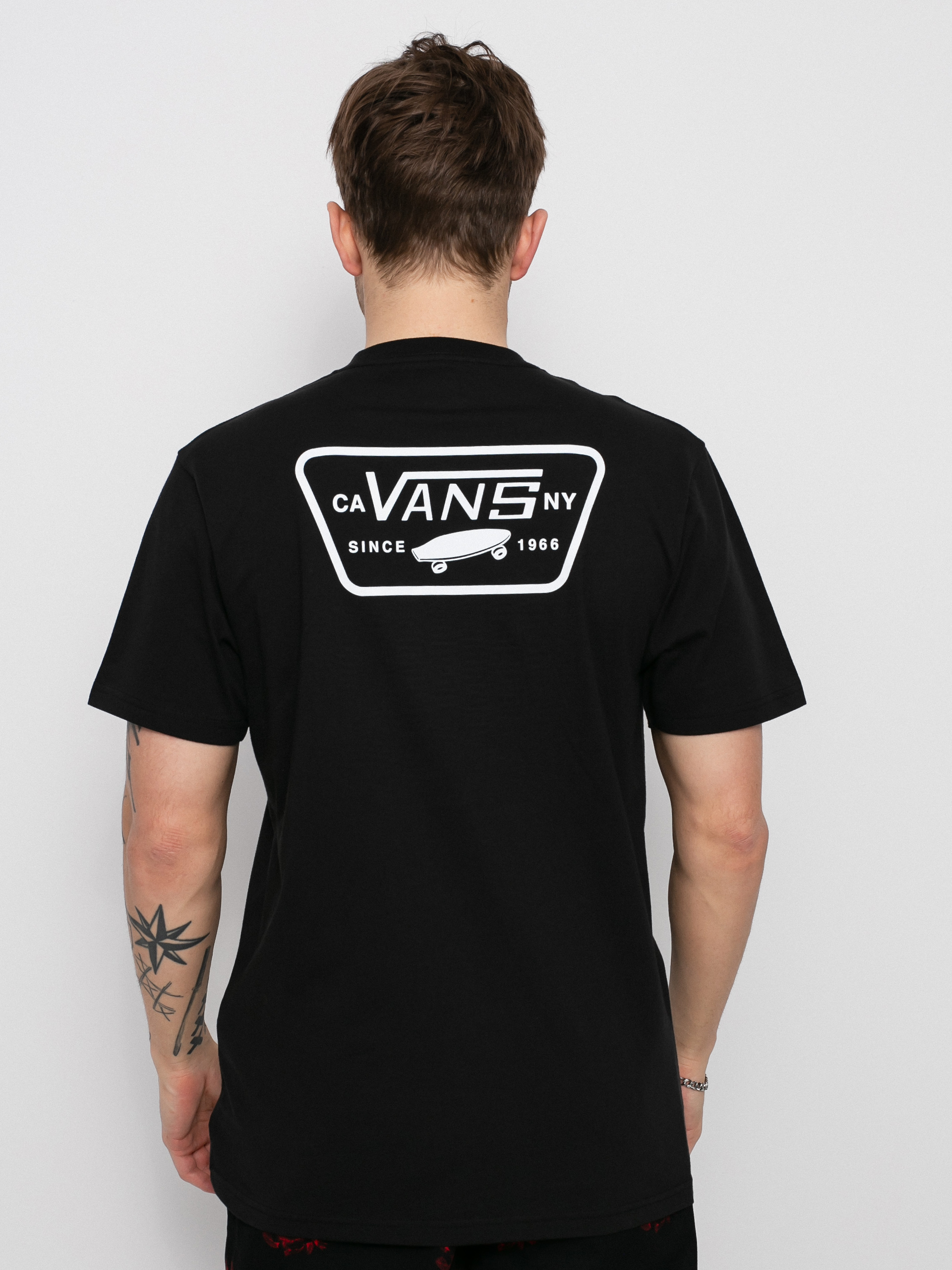 T-shirt Vans Full Patch Back (black/white)