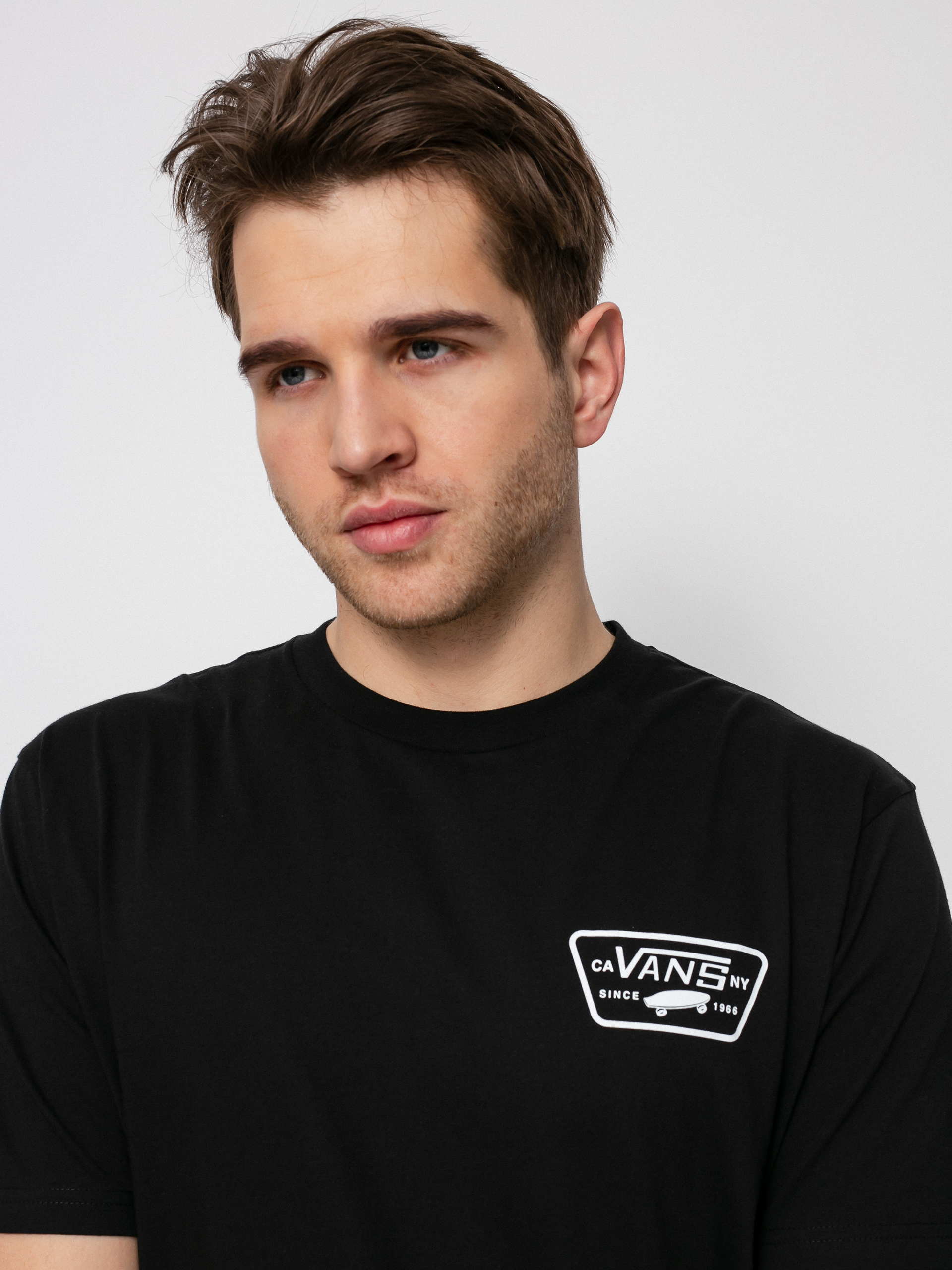 T-shirt Vans Full Patch Back (black/white)