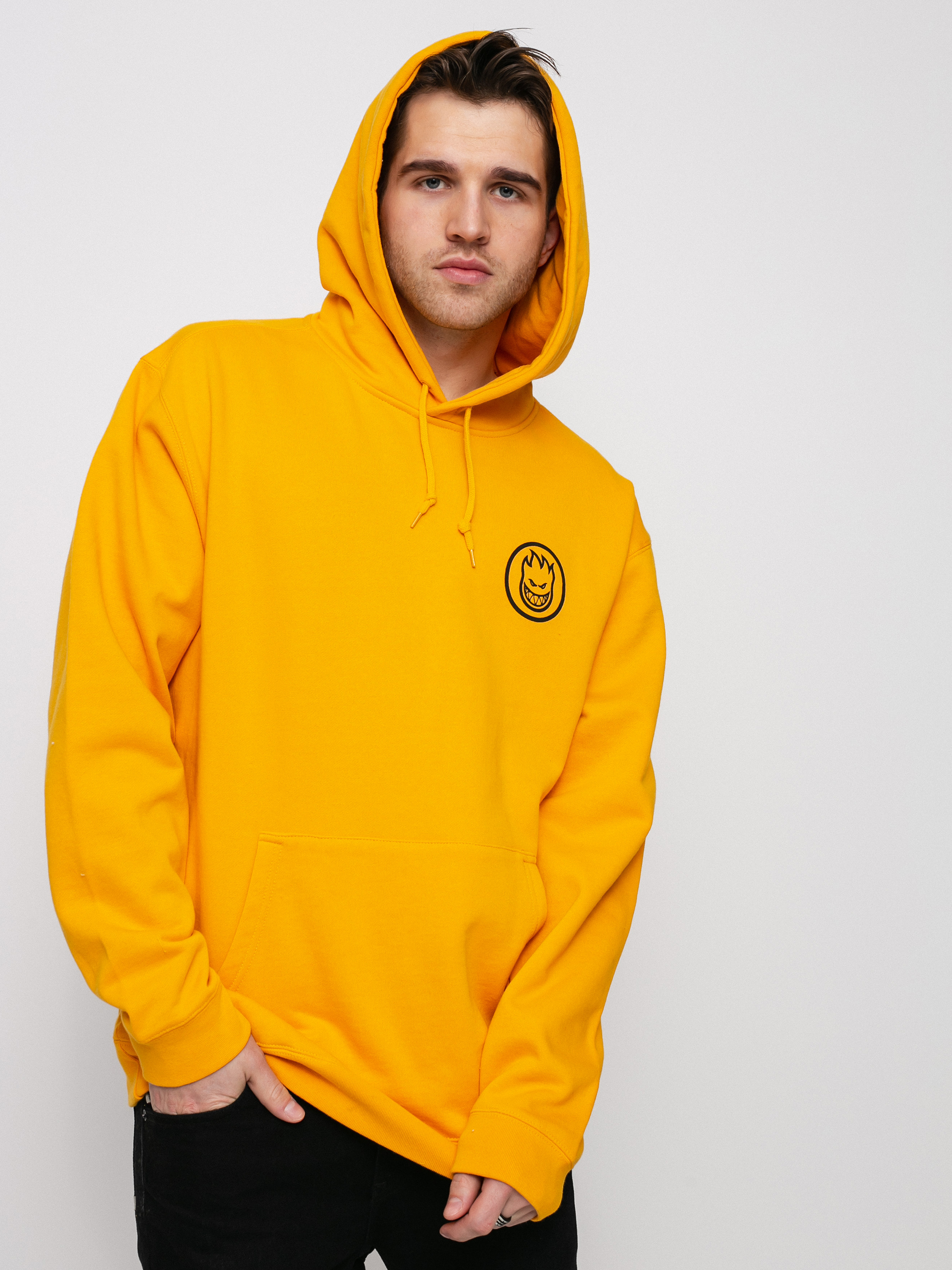 Bluza z kapturem Spitfire Camo Classic HD (new gold)