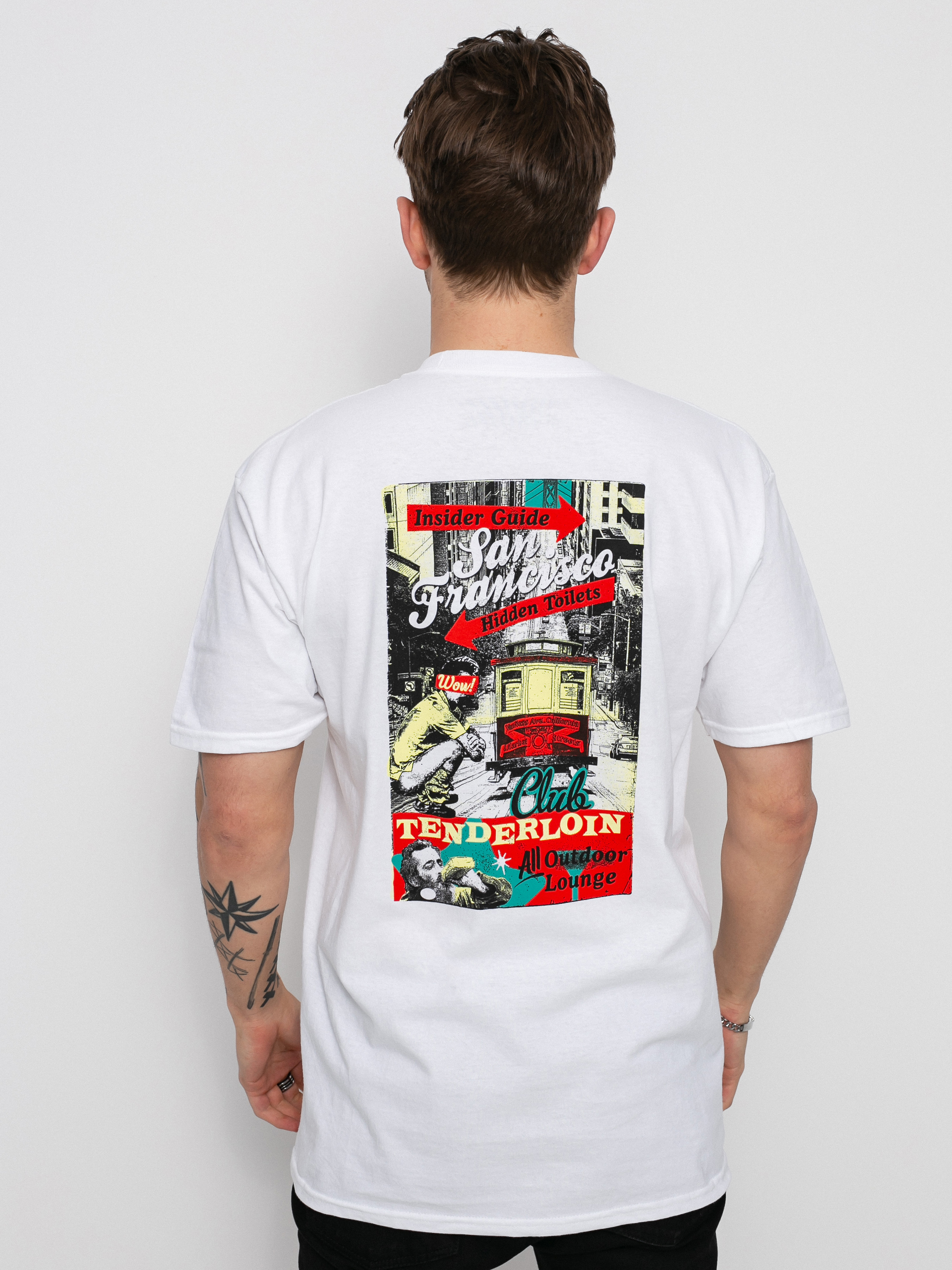 T-shirt Antihero Motel 18 (white/yellow)