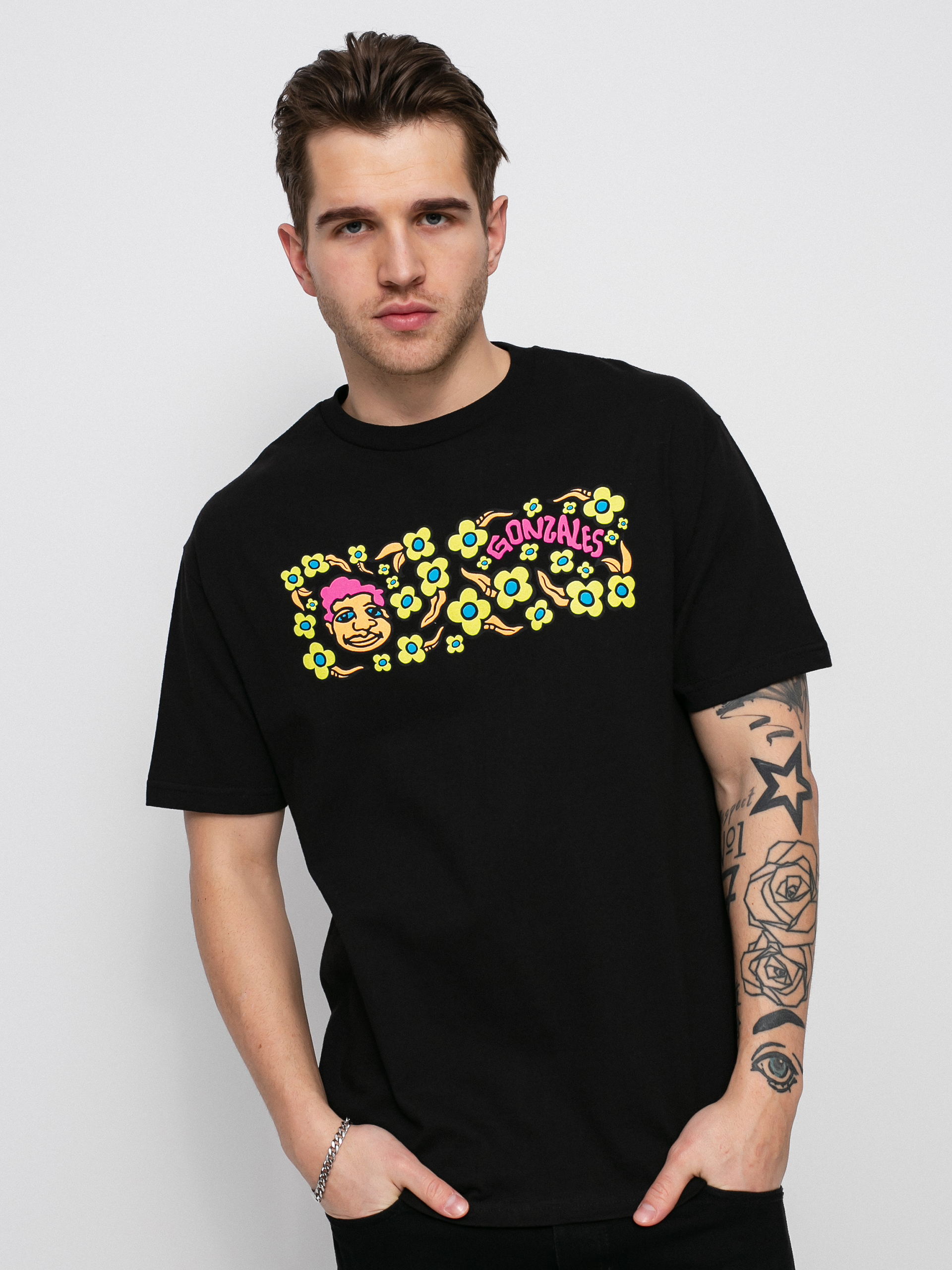T-shirt Krooked Blklght Swtpnts (black)