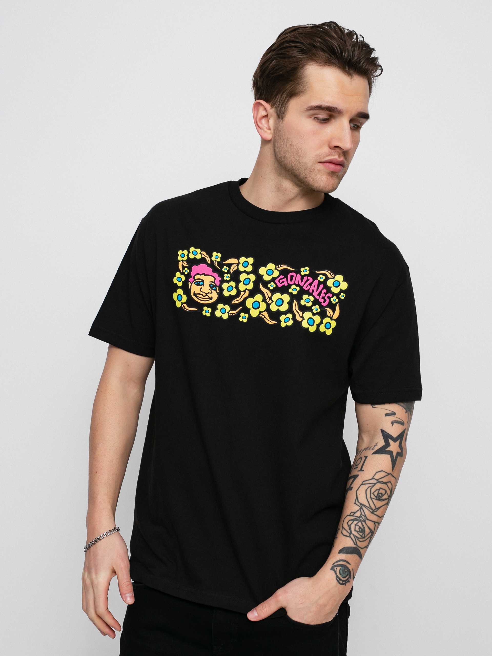 T-shirt Krooked Blklght Swtpnts (black)