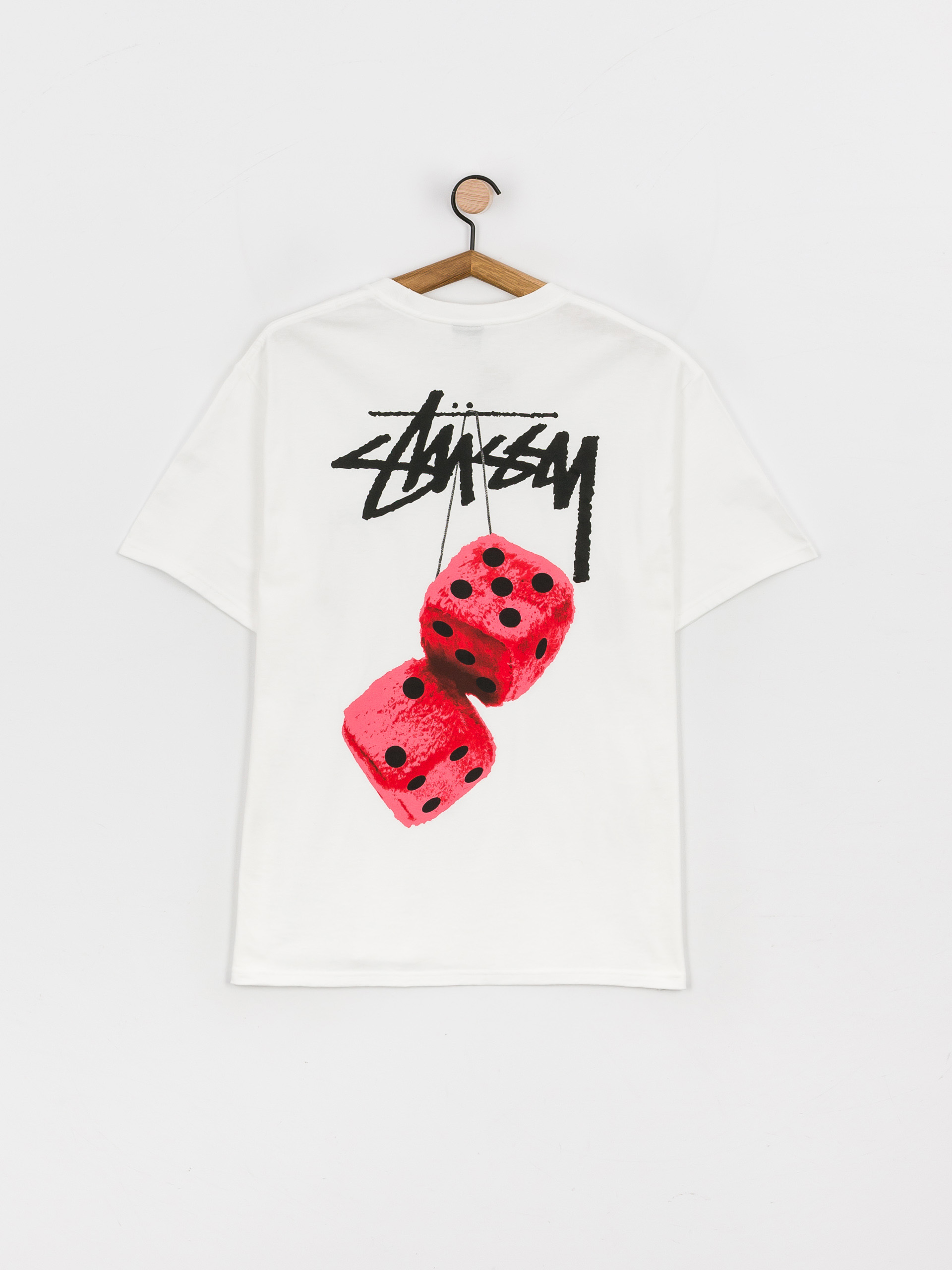STUSSY Fuzzy Dice Tシャツ Lサイズ ホワイト Stussy Fuzzy Dice T-shirt | Biały/Czerwony (M) | eBay