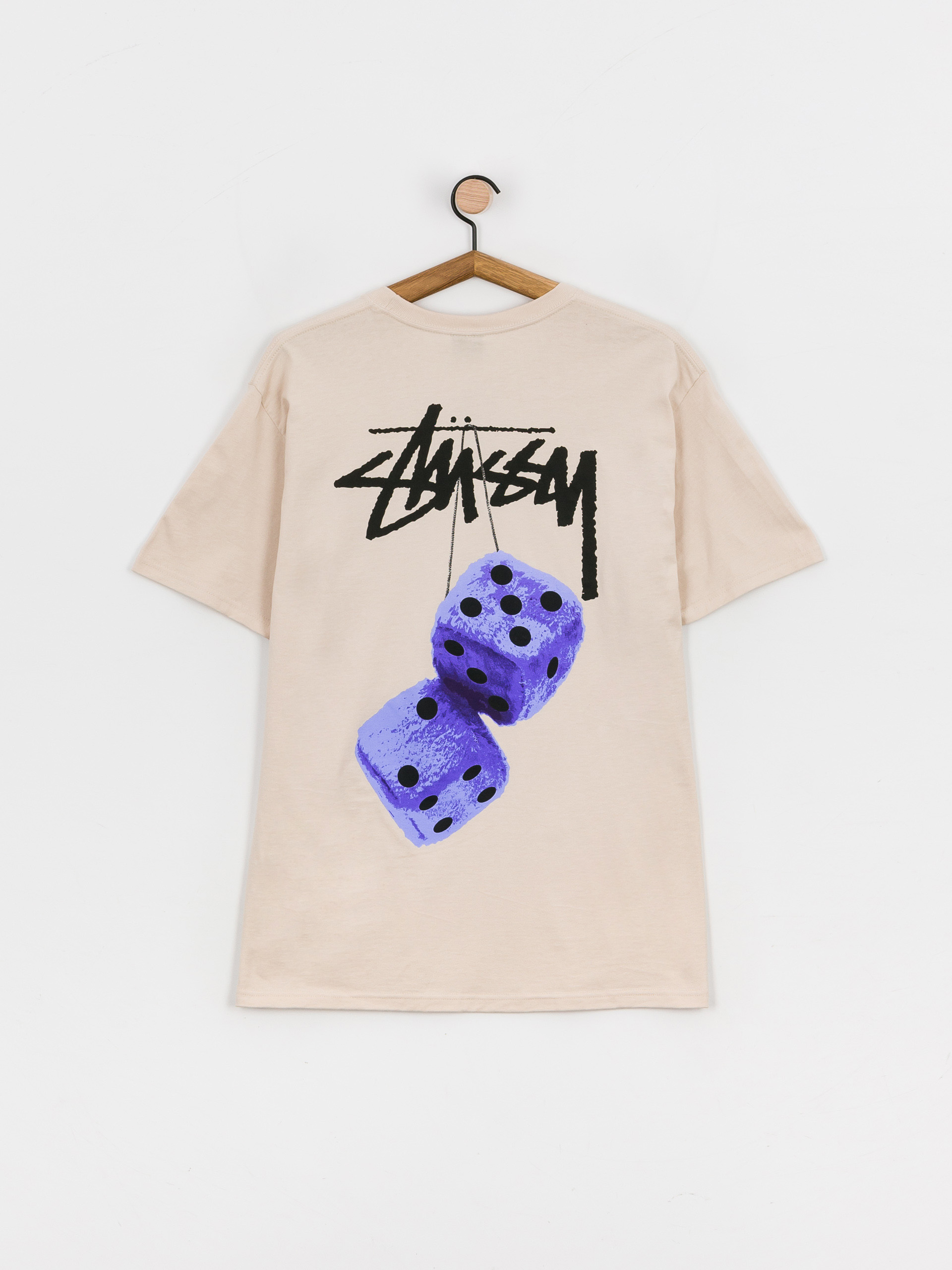 T-shirt Stussy Fuzzy Dice (smoke)