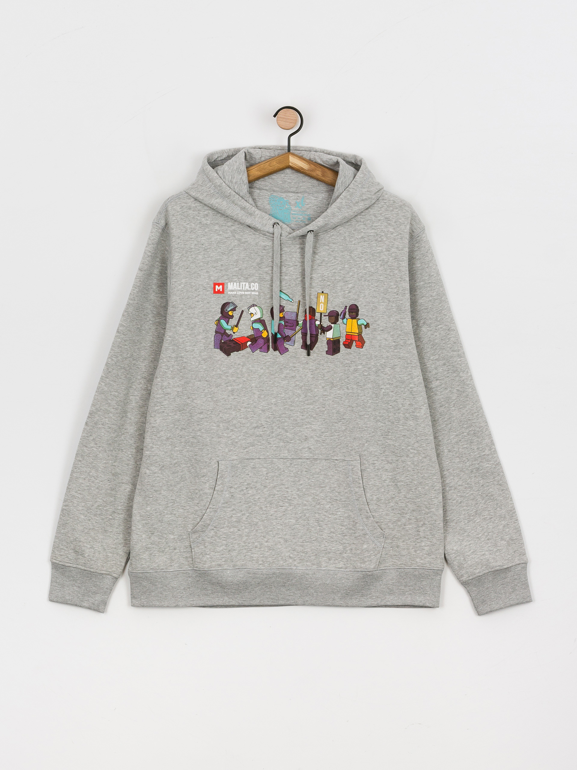 Bluza z kapturem Malita Lego (heather grey)