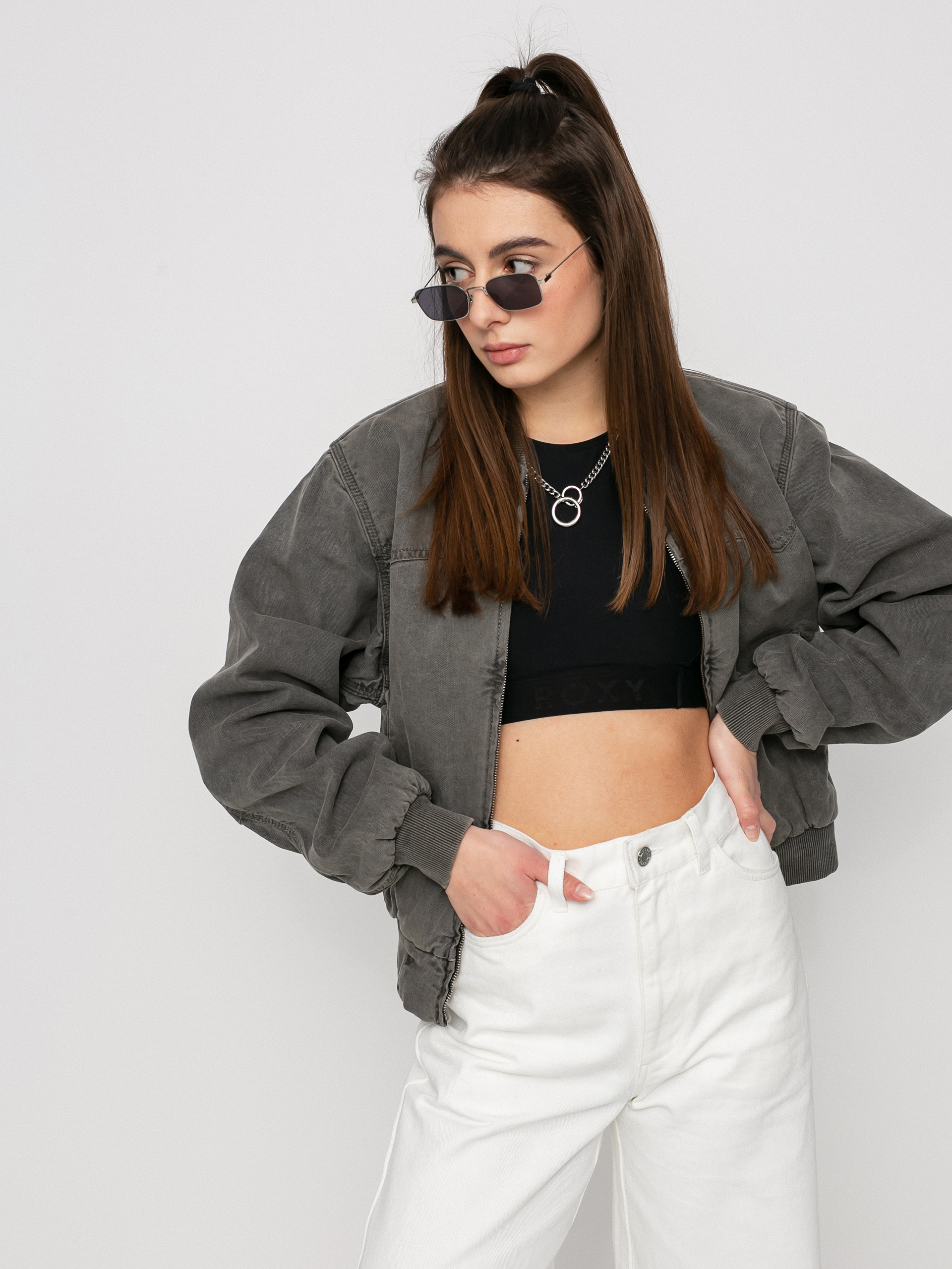 Kurtka Carhartt WIP Santa Fe Bomber Wmn (black)