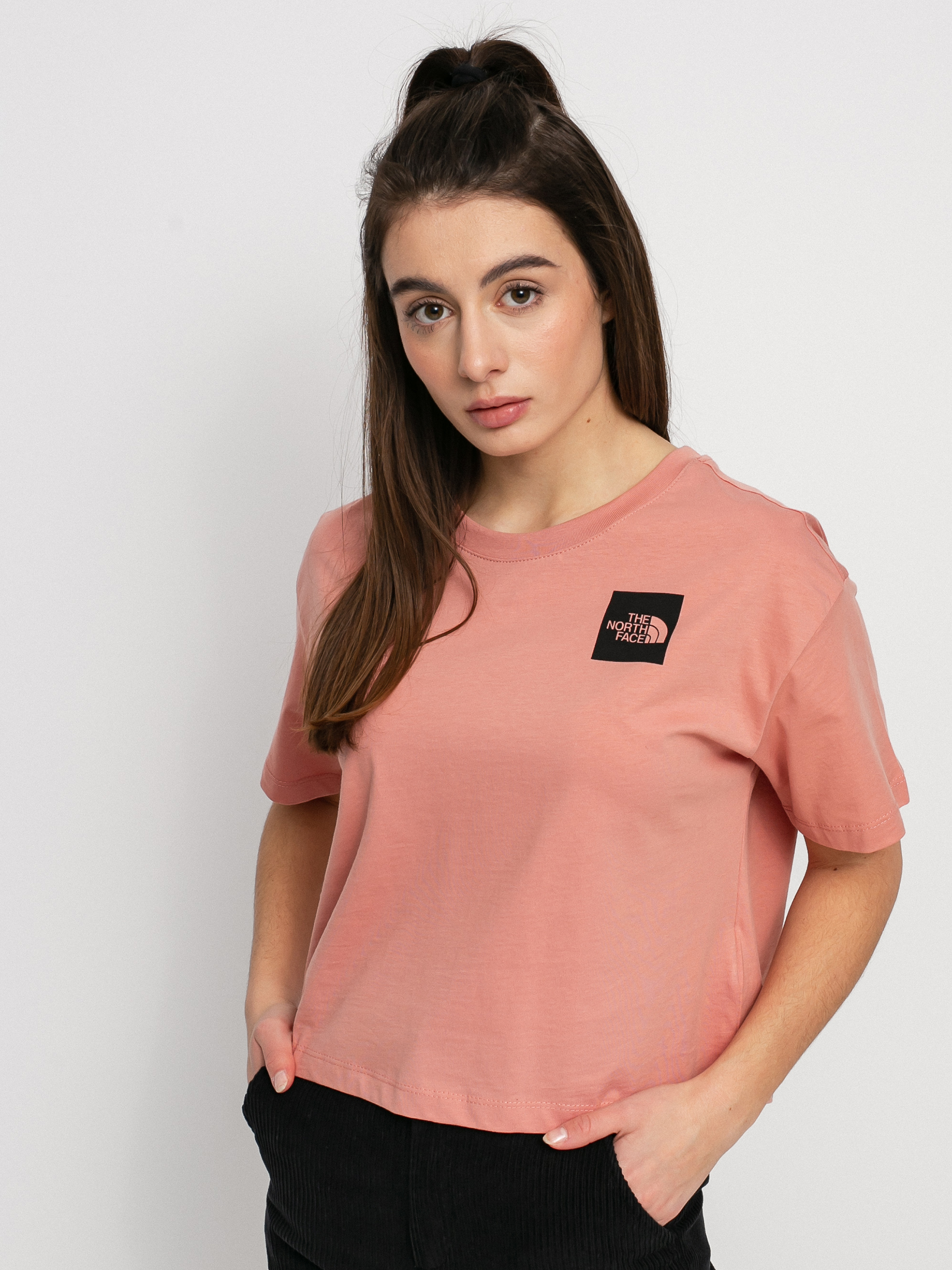 T-shirt The North Face Cropped Fine Wmn (rose dawn)