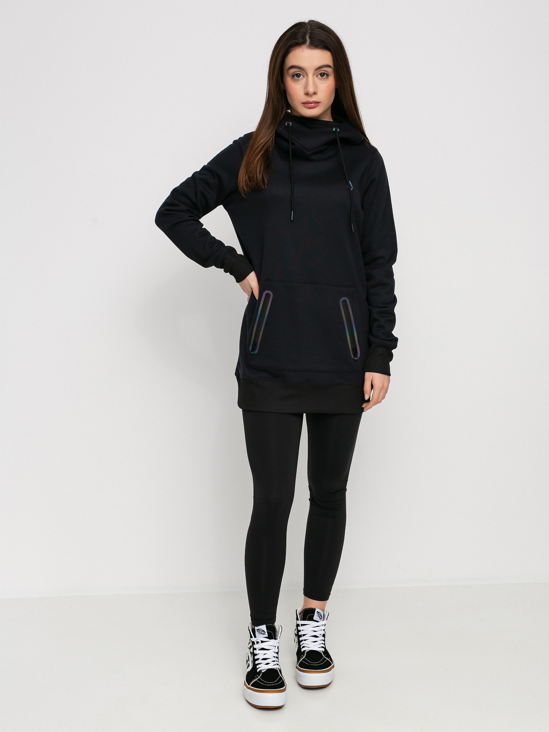 Bluza z kapturem Volcom Polartec Ridin HD Wmn (black)