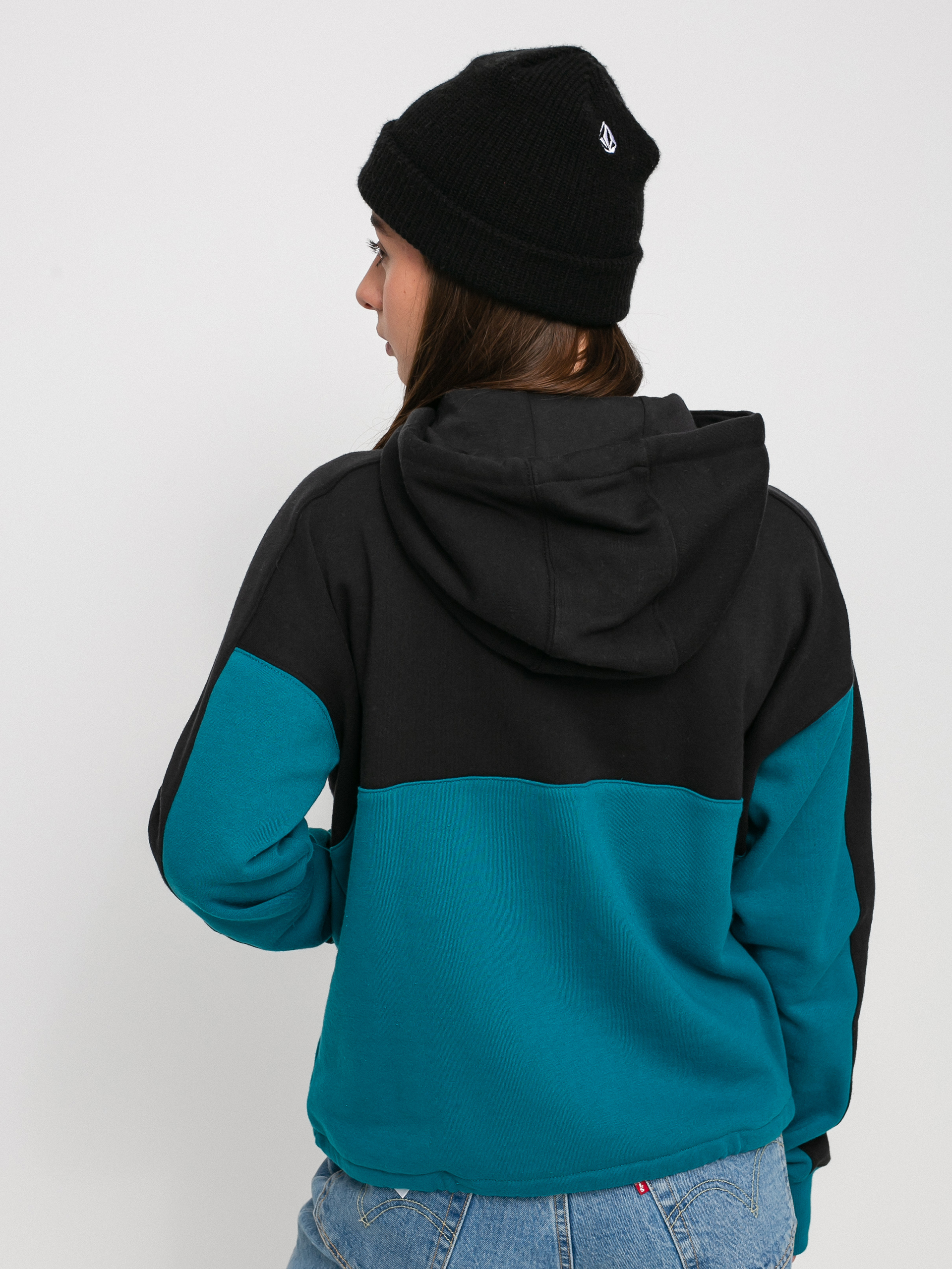 Bluza z kapturem Volcom Vlcm Anorak HD Wmn (glacier blue)