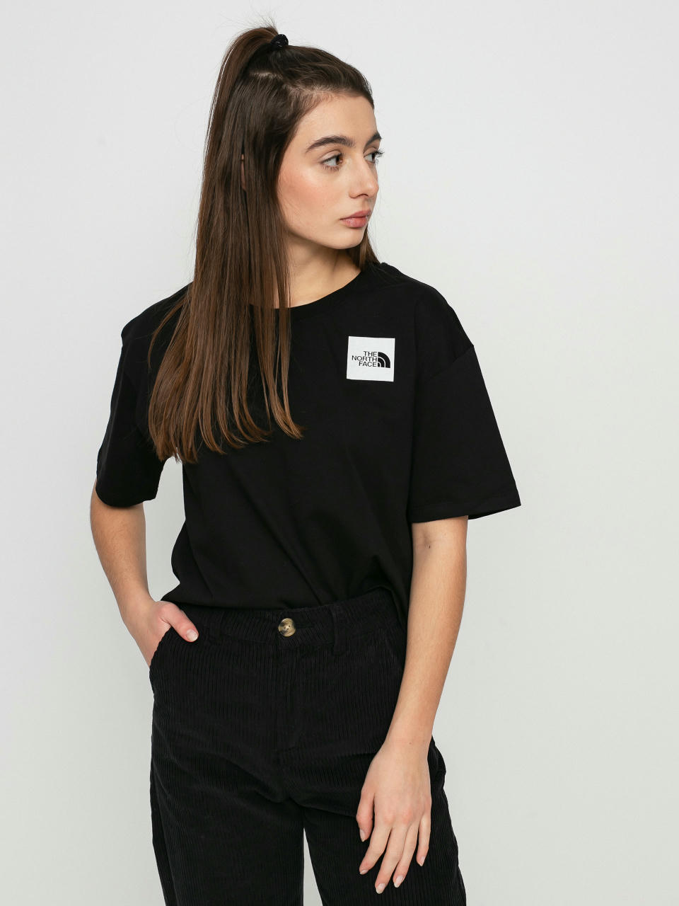 T-shirt The North Face Cropped Fine Wmn (tnf black)