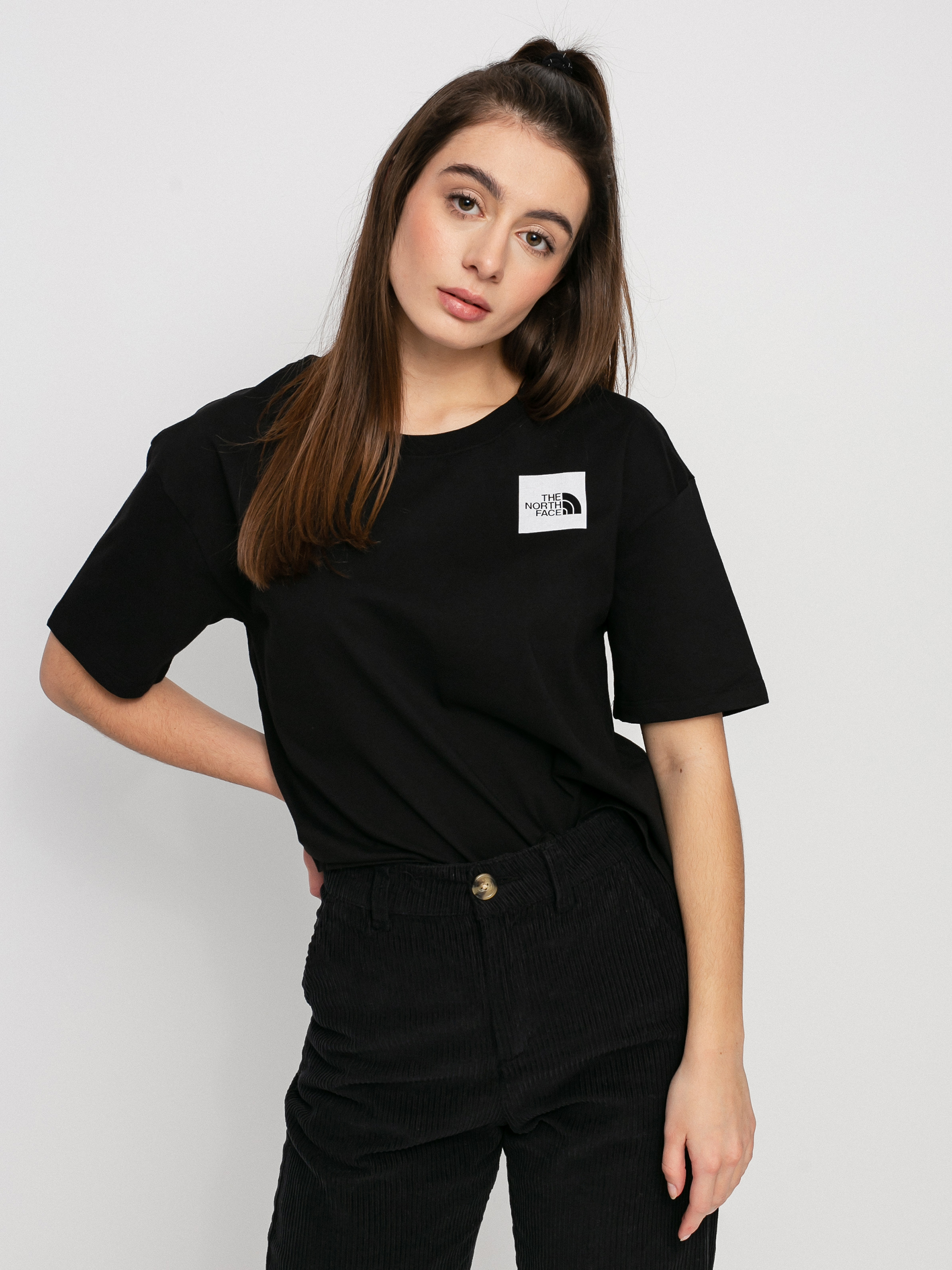 T-shirt The North Face Cropped Fine Wmn (tnf black)