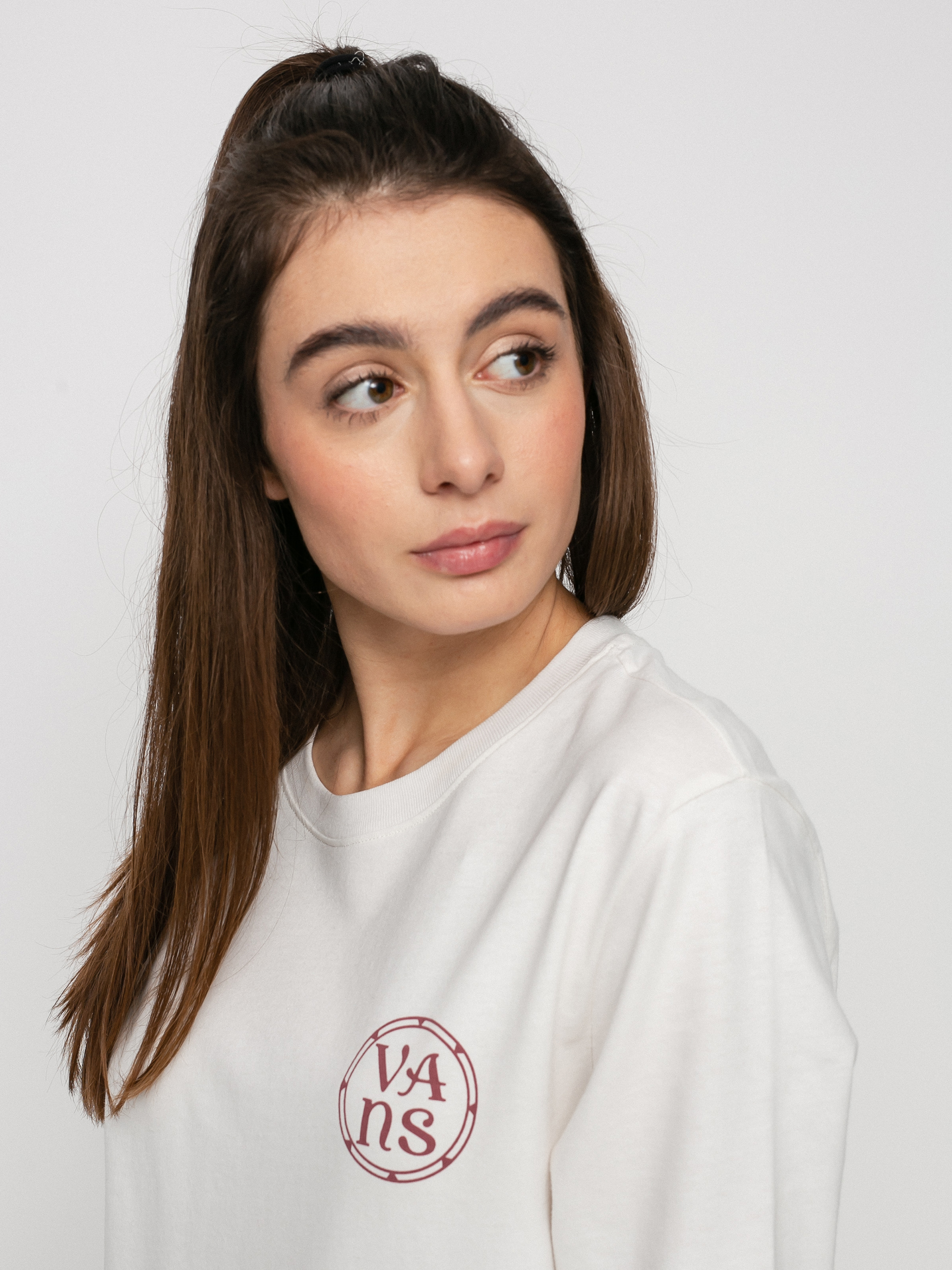 Longsleeve Vans Face West Wmn (marshmallow)