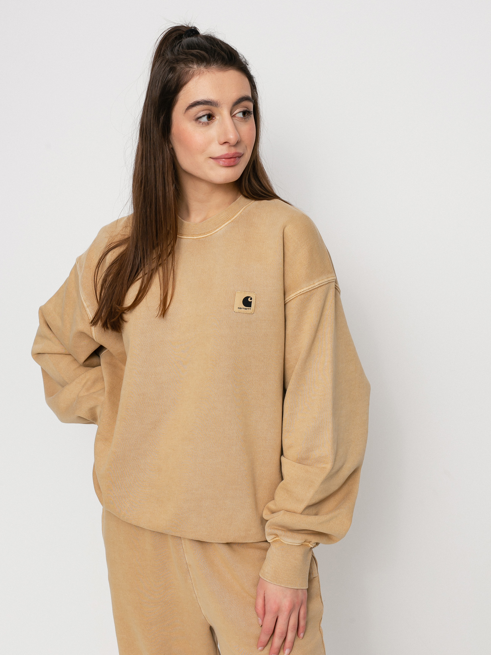 Bluza Carhartt WIP Nelson Wmn (dusty h brown)