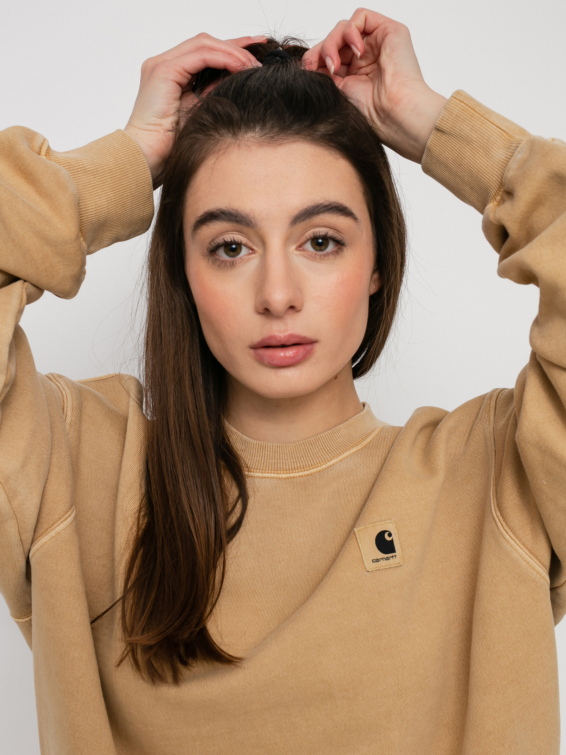 Bluza Carhartt WIP Nelson Wmn (dusty h brown)