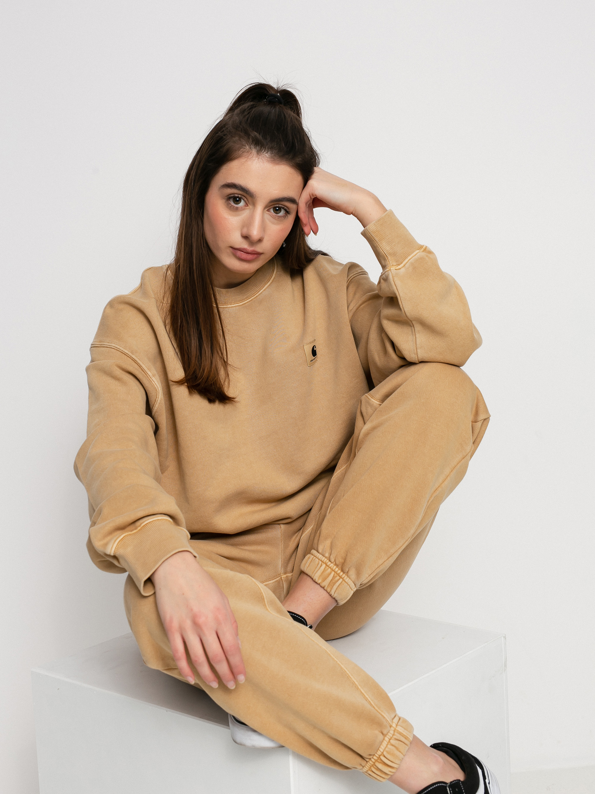 Bluza Carhartt WIP Nelson Wmn (dusty h brown)