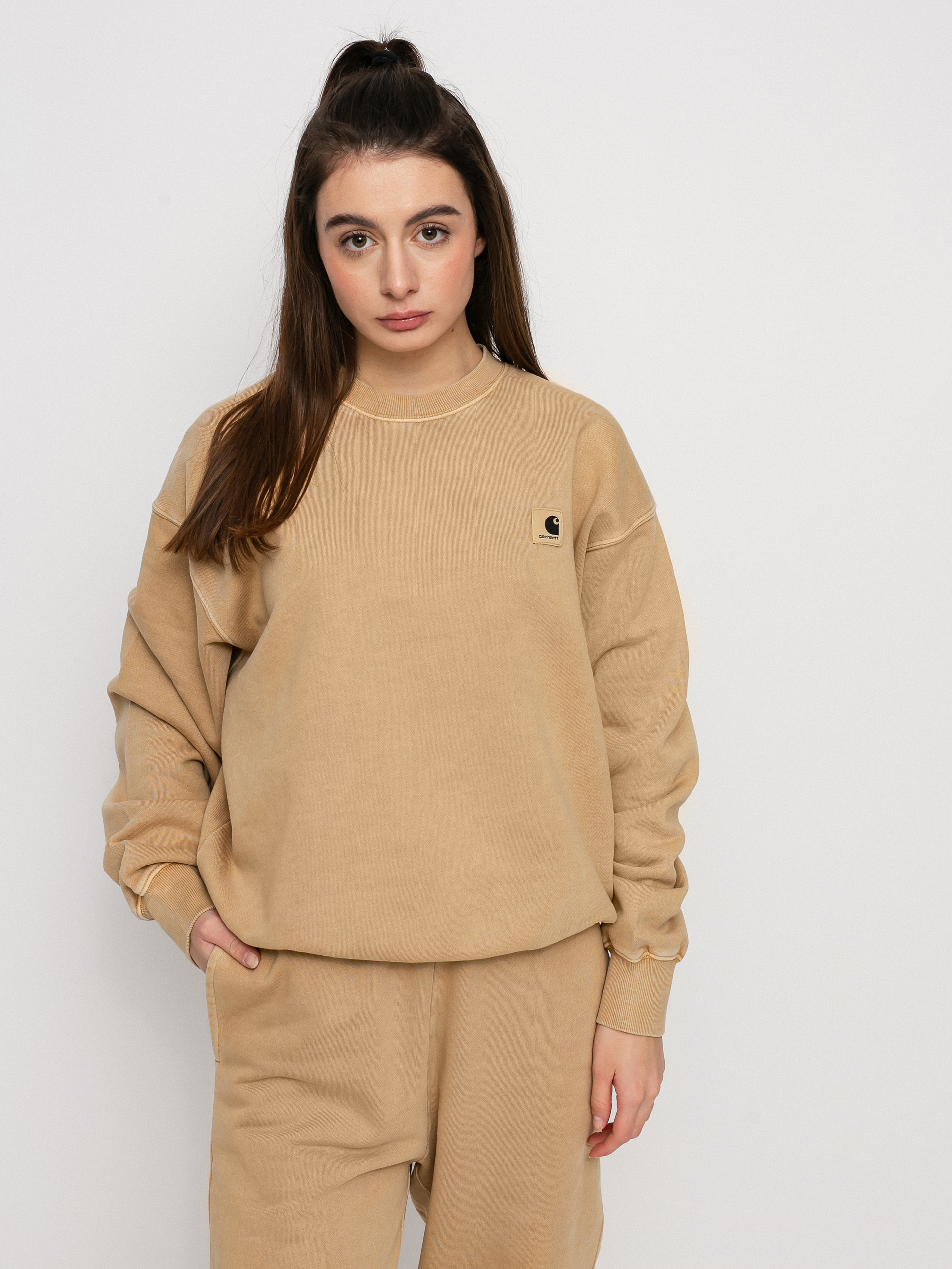 Bluza Carhartt WIP Nelson Wmn (dusty h brown)